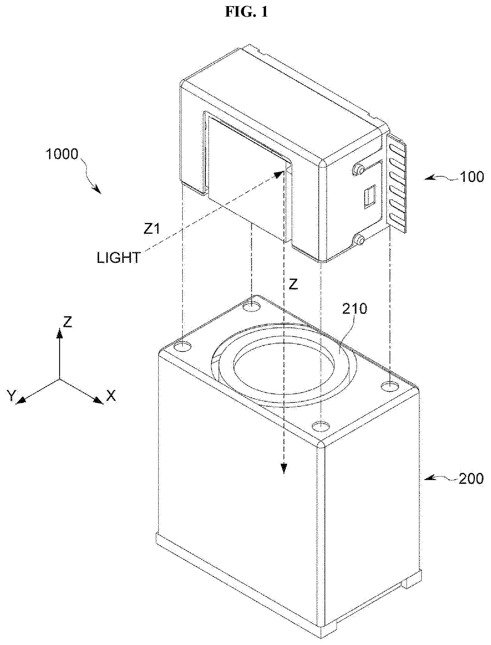 Patent US12619052 Figure 1 – Actuator for reflector having moving frame with reflector and camera module including the same