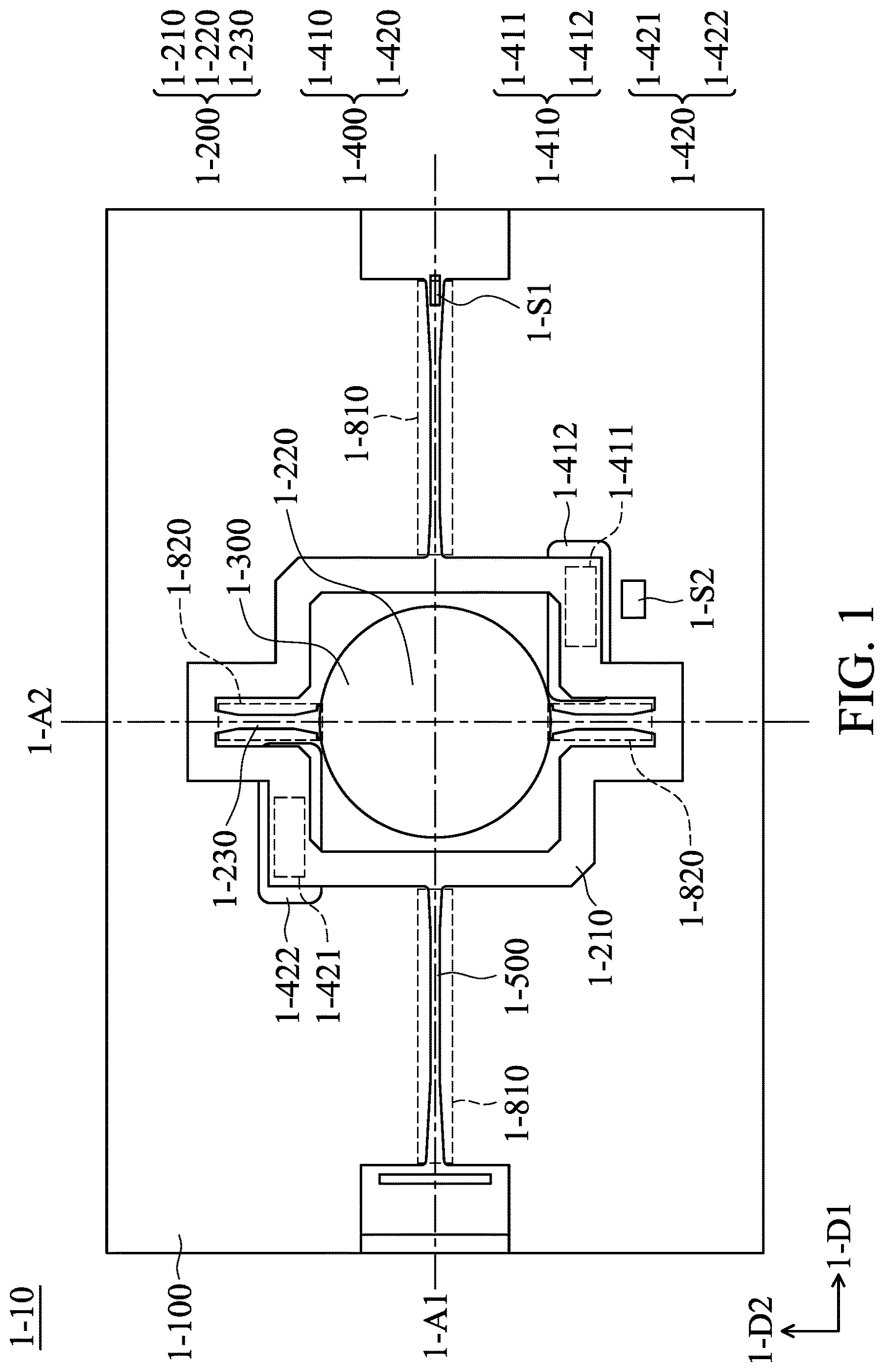 Patent US12619068 — Optical element driving mechanism — Figure 1