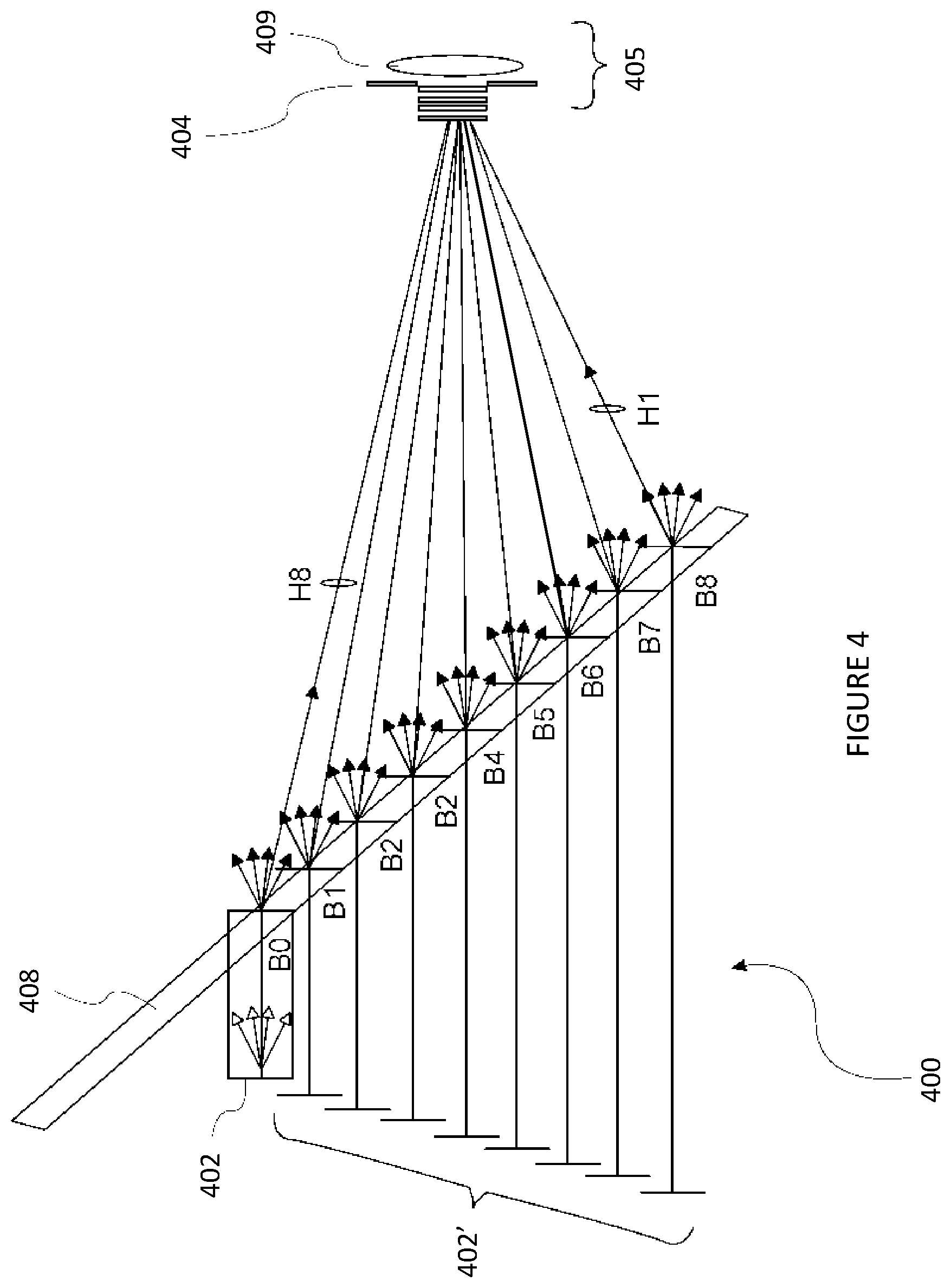 Patent US12619077 Figure 4 – Compact head-up display and waveguide therefor