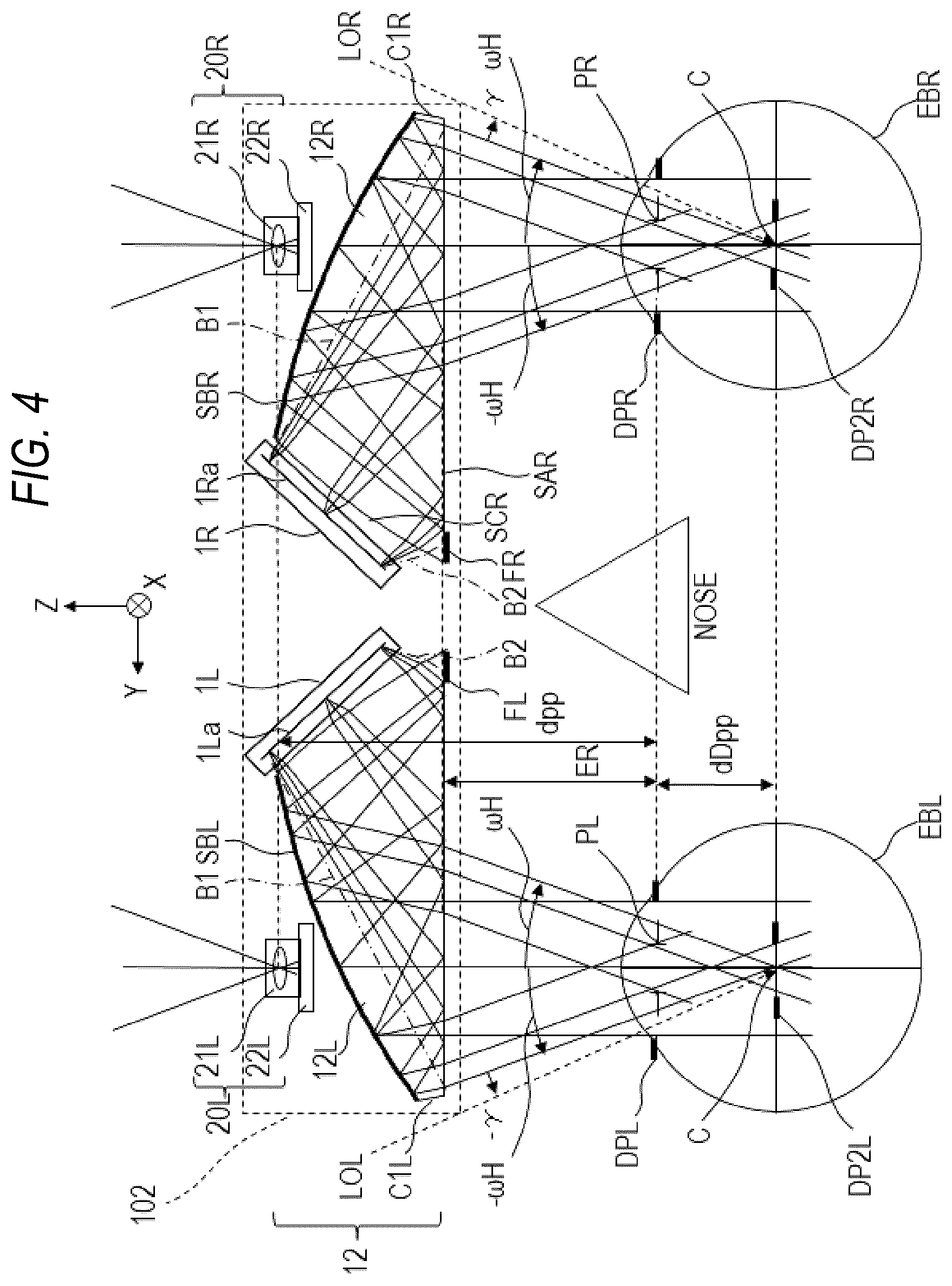 Patent US12619082 Figure 4 – Display apparatus