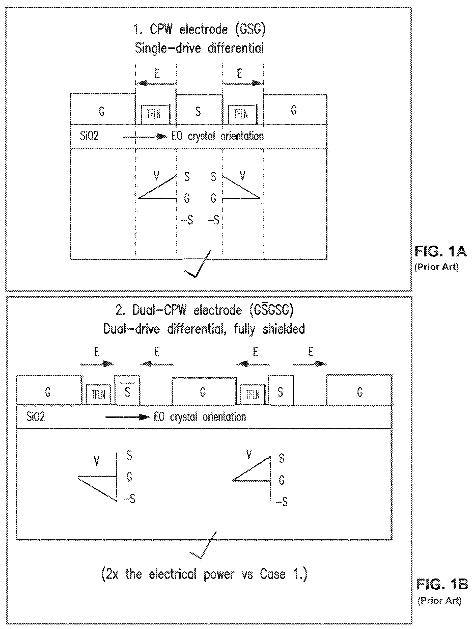 Patent US12619109 — Differential drive modulator structures for a linear electro-optic platform — Figure 1