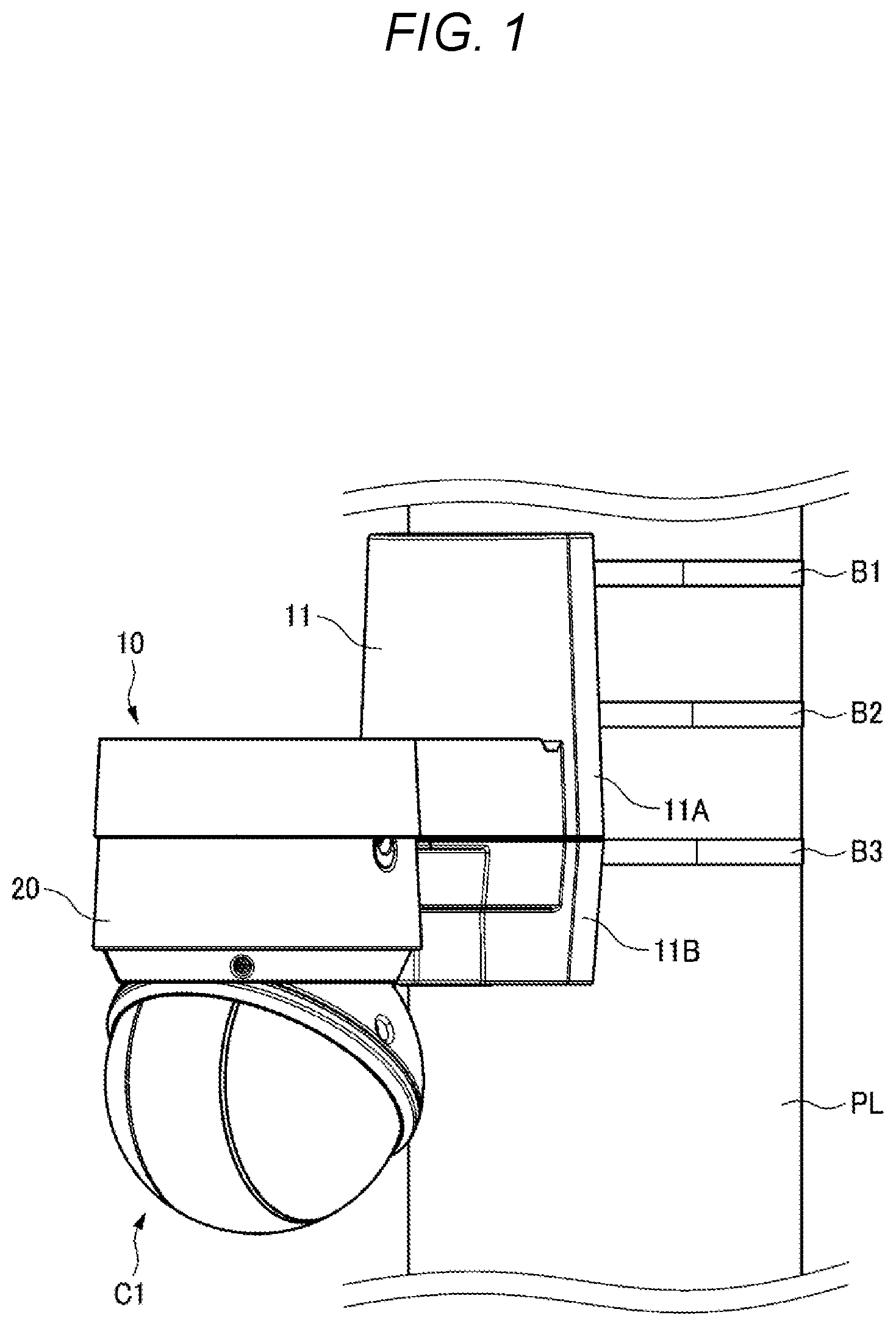 Patent US12619133 — Attachment member for camera — Figure 1