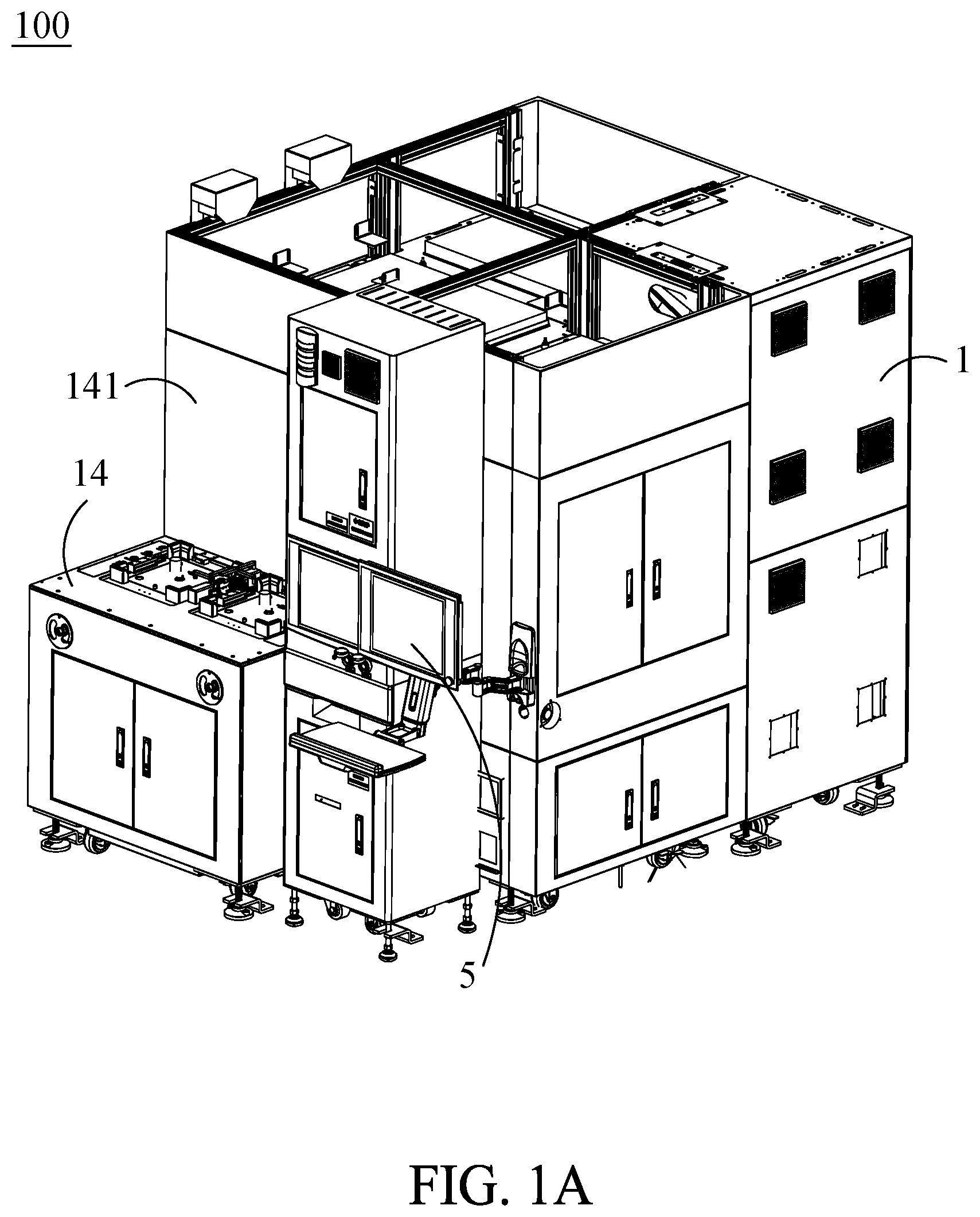 Patent US12619167 — Optical inspection device for surface of reticle pod and optical inspection method for surface of reticle pod — Figure 1
