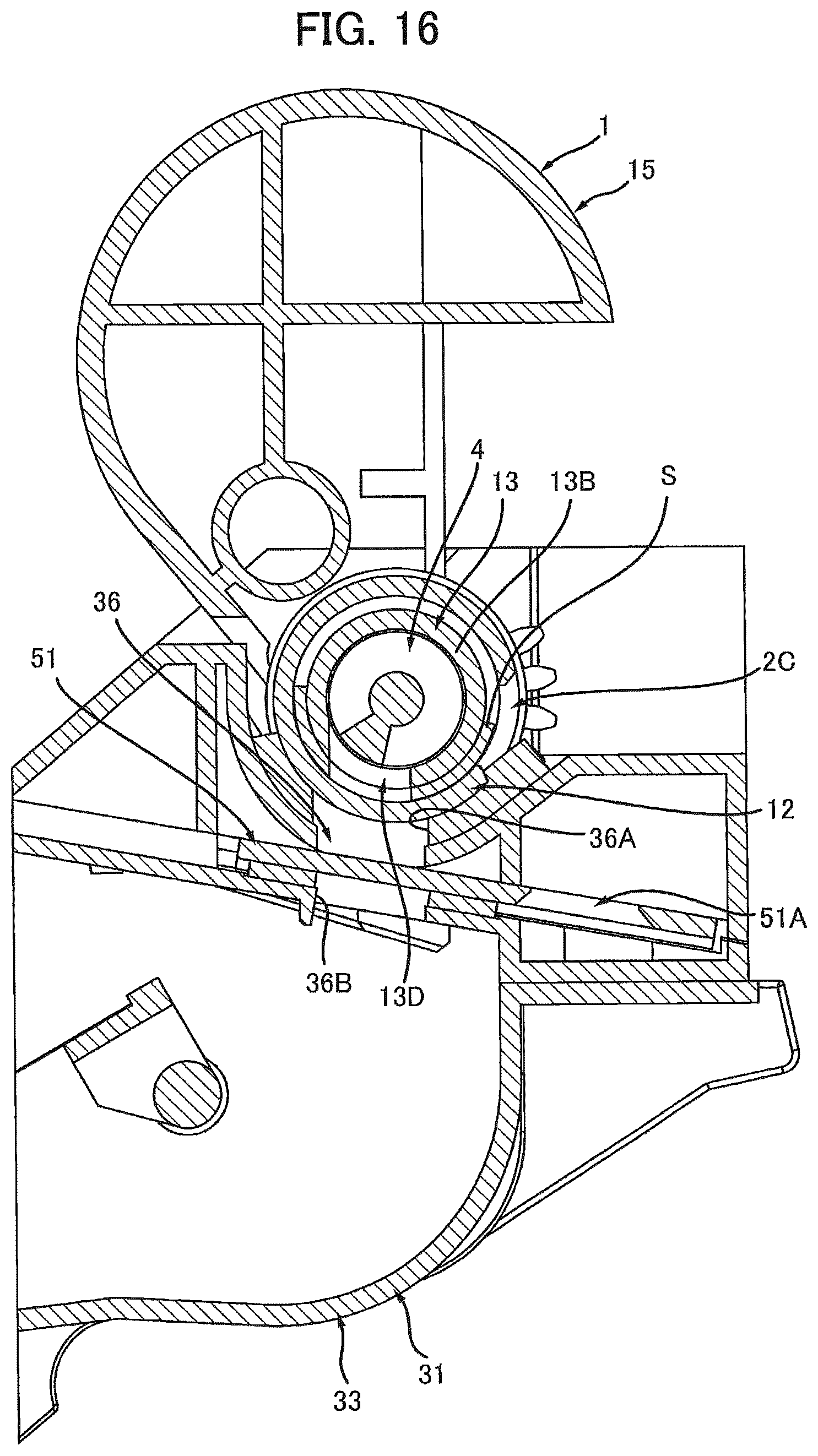 Patent US12619174 Figure 16 – Toner cartridge attachable to image forming apparatus