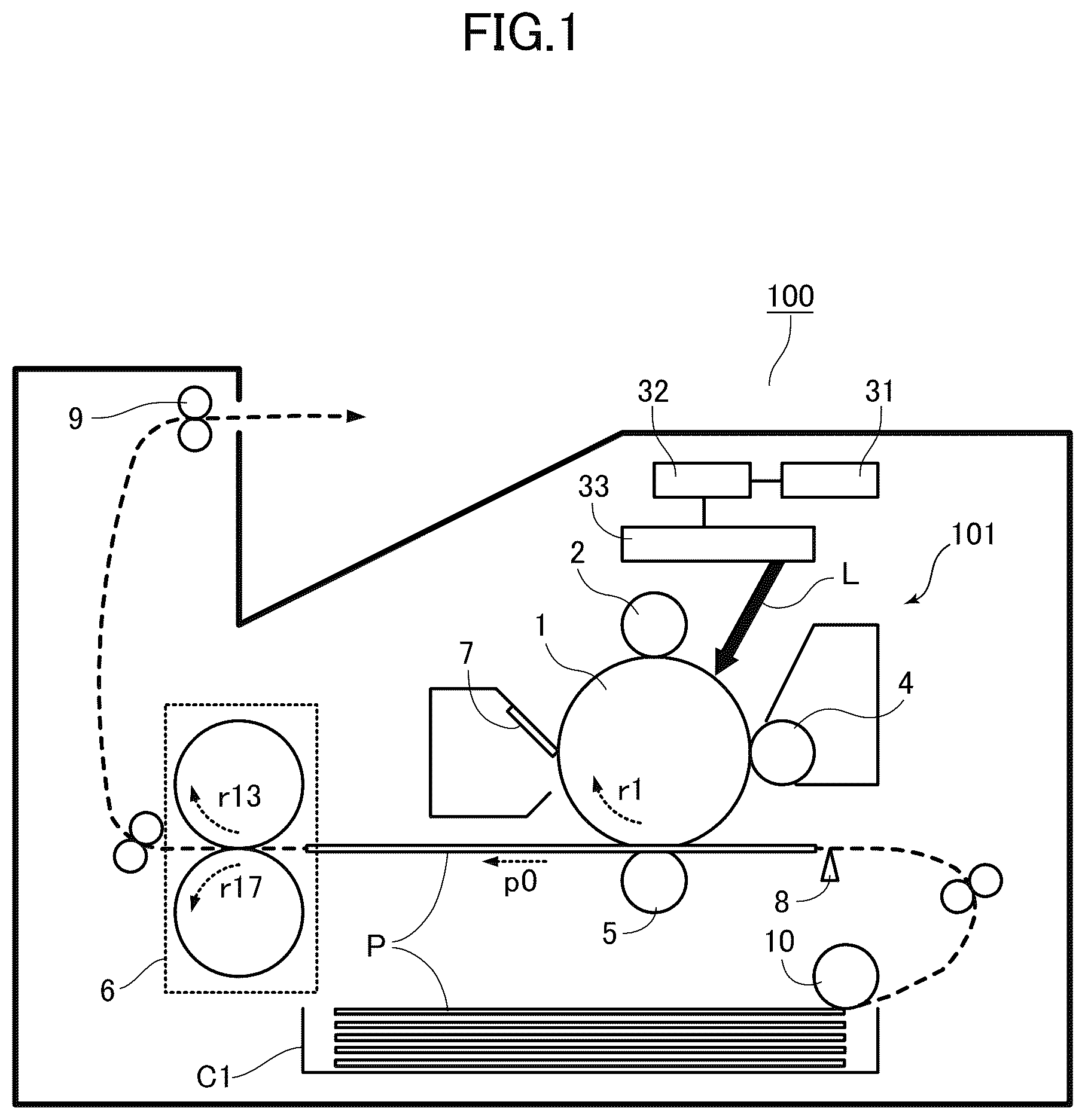 Patent US12619178 — Fixing apparatus and image forming apparatus — Figure 1