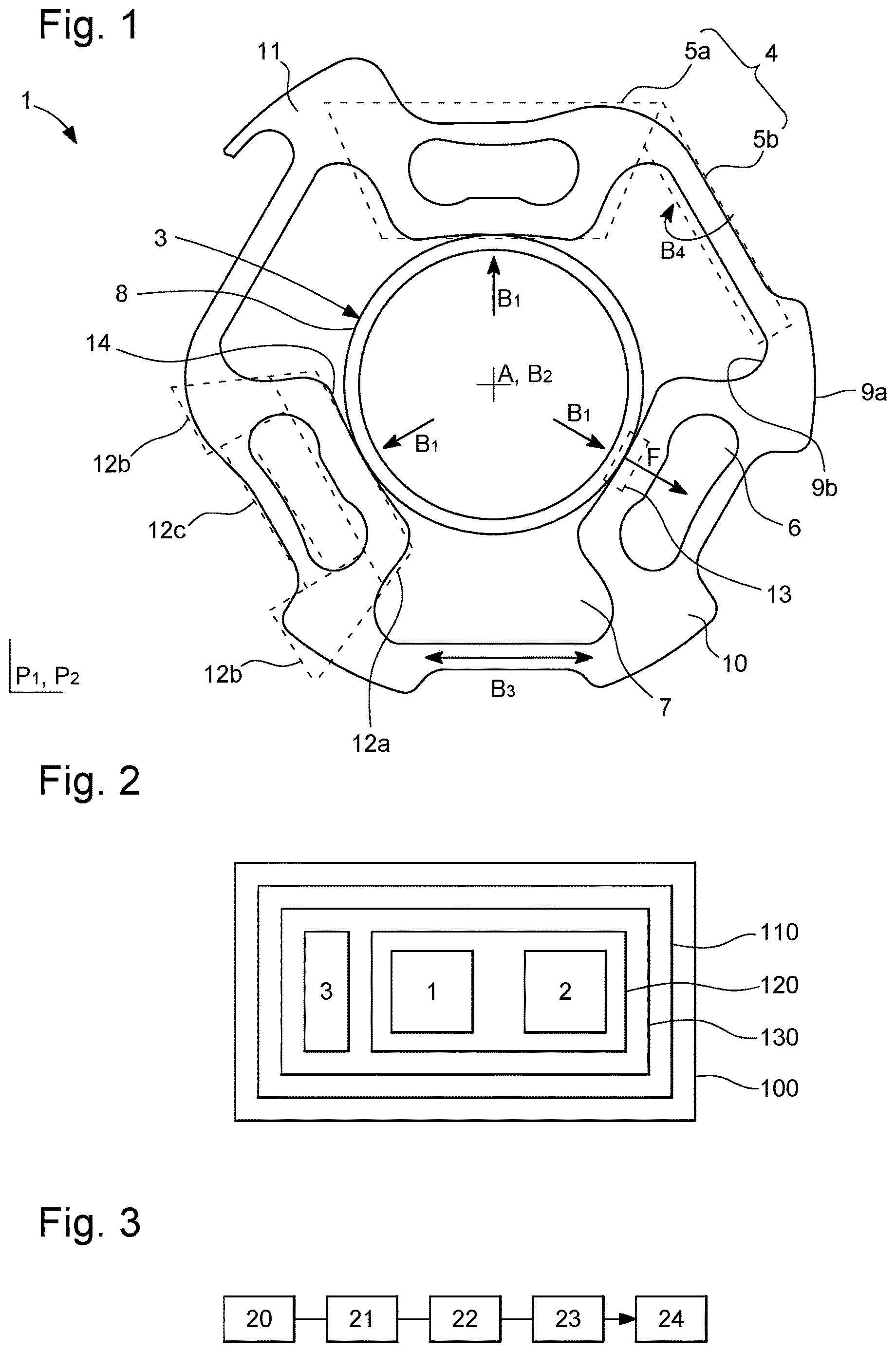 Patent US12619196 — Monolithic part for attaching a timepiece component on a support element — Figure 1