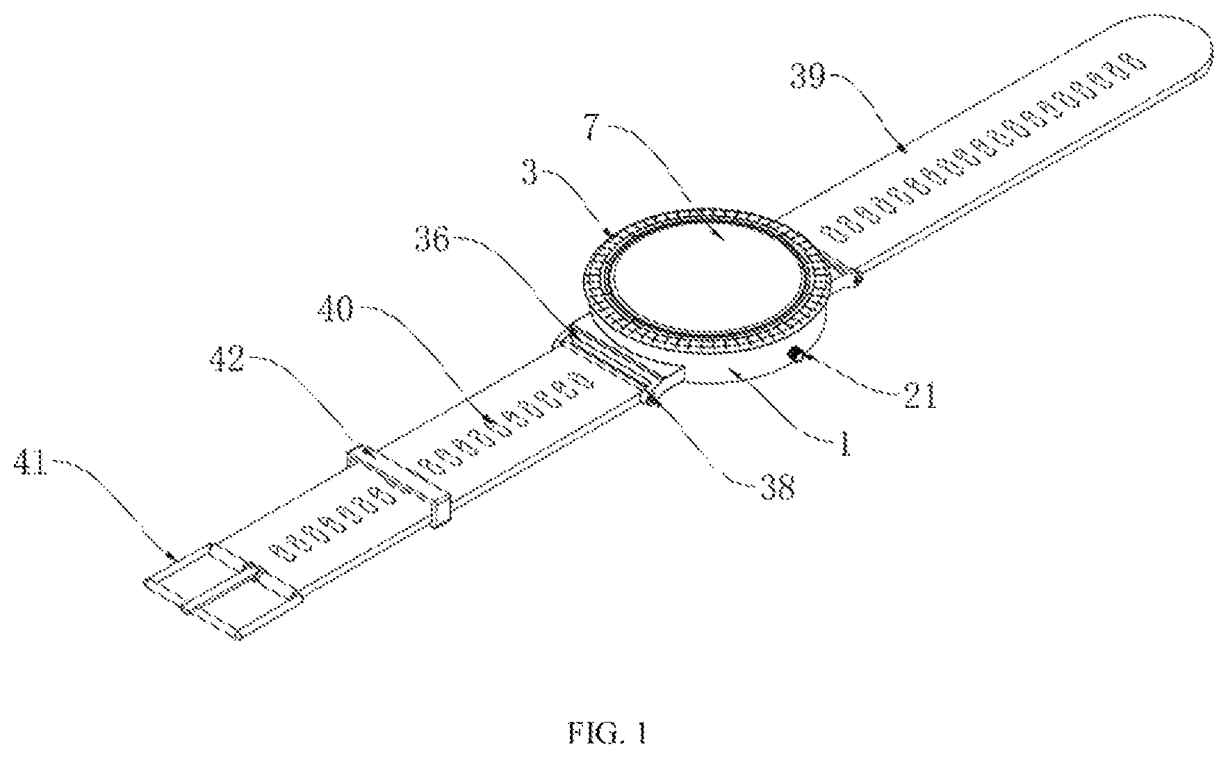 Patent US12619197 — Watch assembly — Figure 1