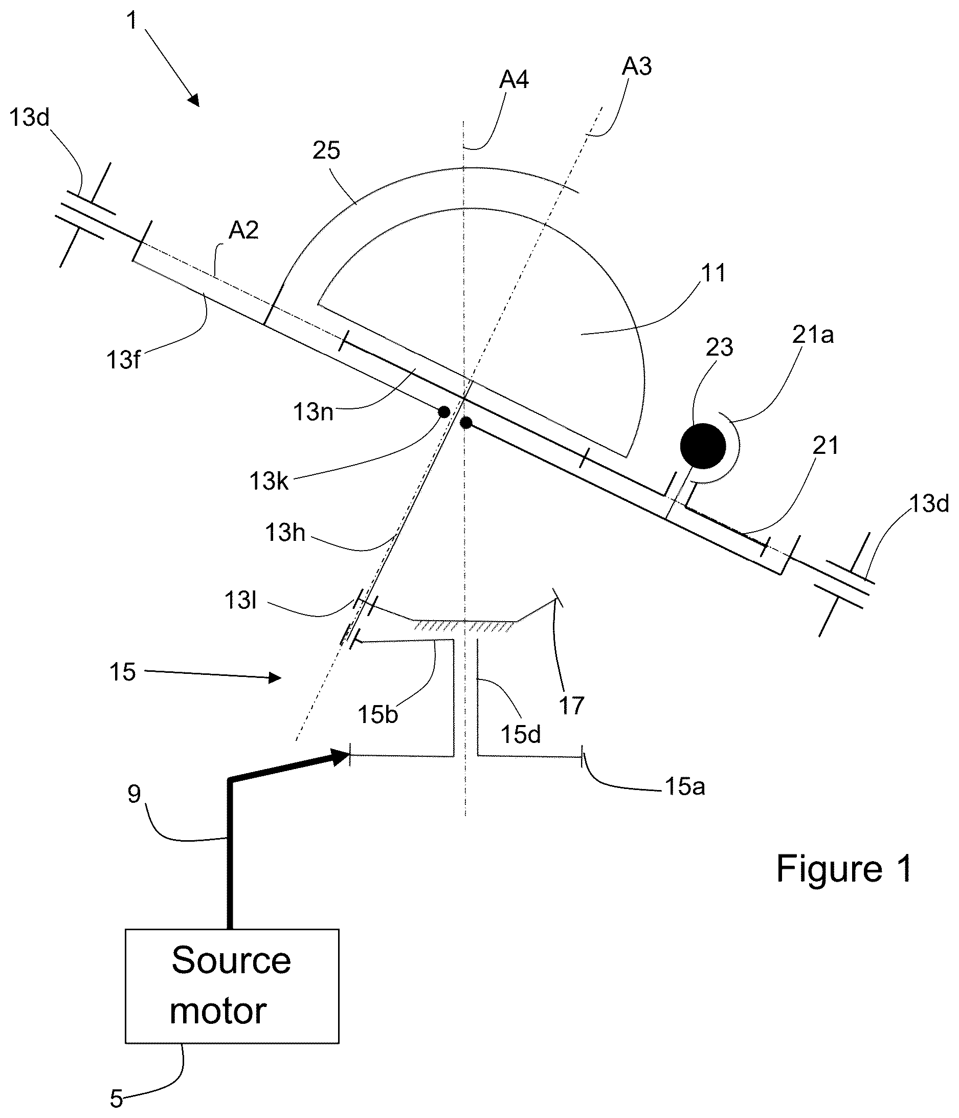 Patent US12619200 — Animation mechanism for a timepiece — Figure 1