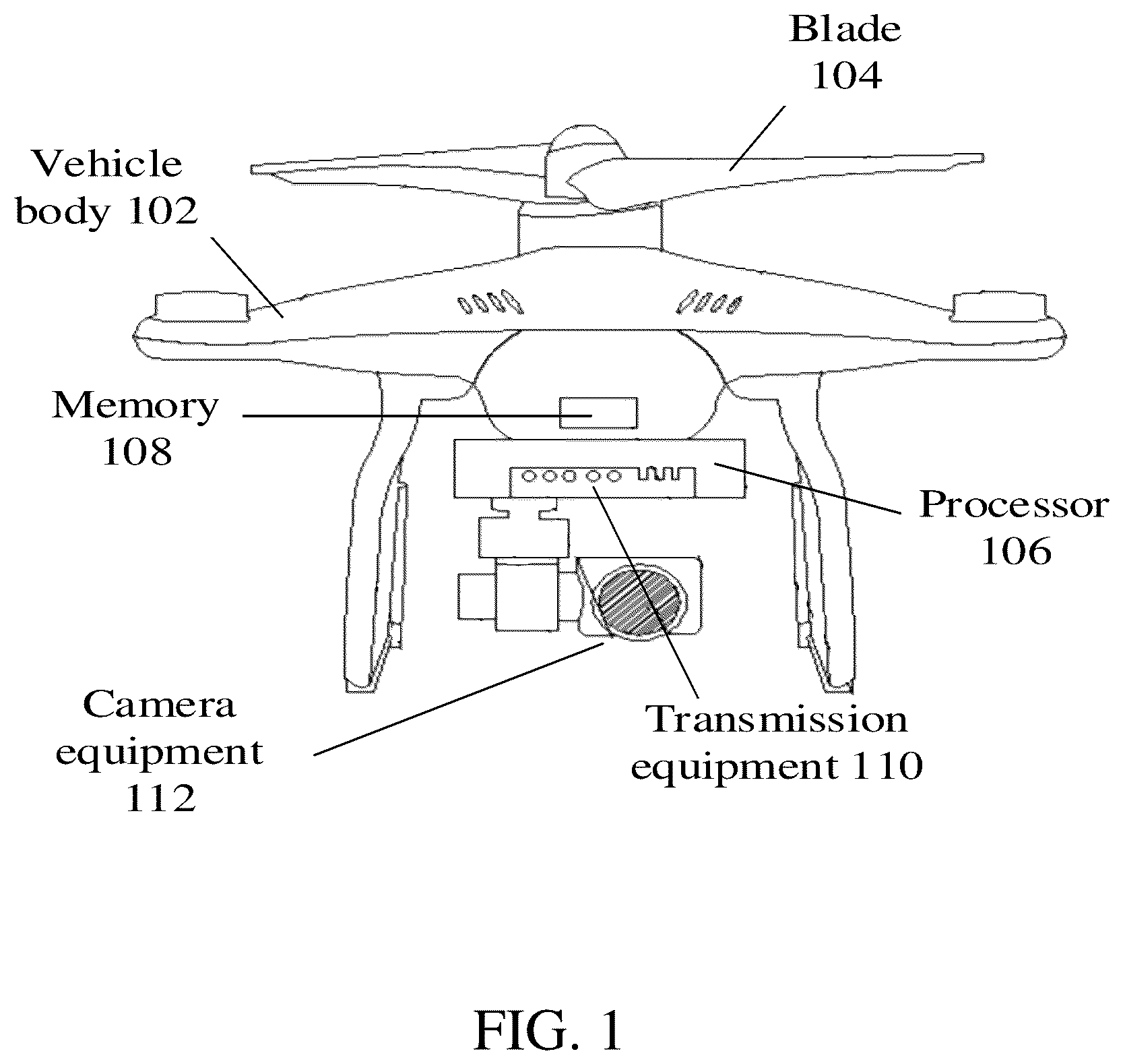 Patent US12619231 — Method, device, storage medium, and electronic device for controlling flight equipment — Figure 1