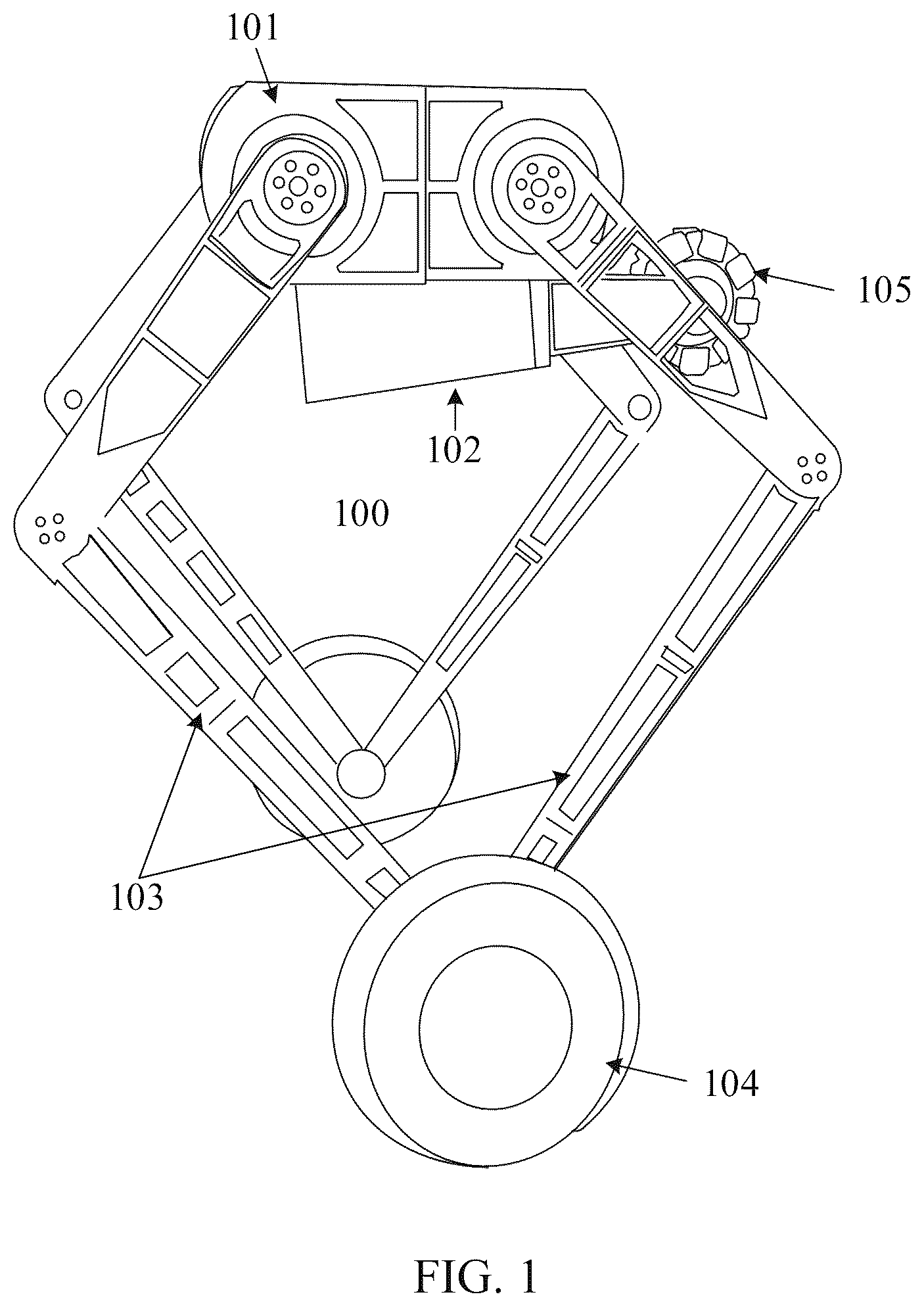 Patent US12619234 Figure 1 – Robot control method and apparatus, robot and computer-readable storage medium