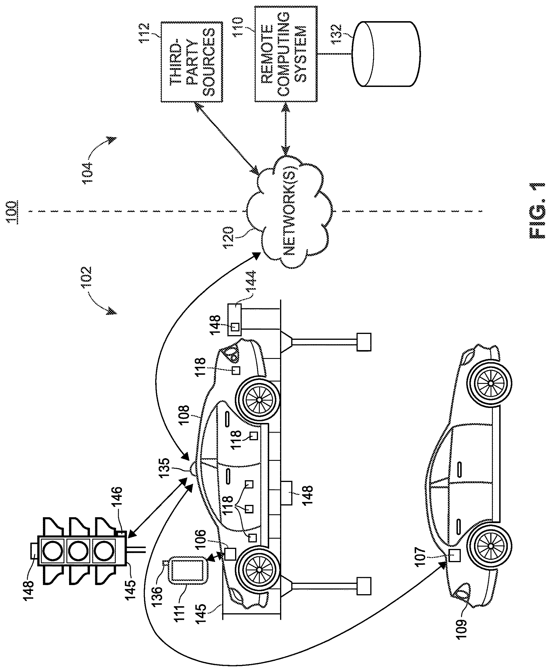 Patent US12619237 — Technology for managing autonomous vehicle operation in emergency situations — Figure 1