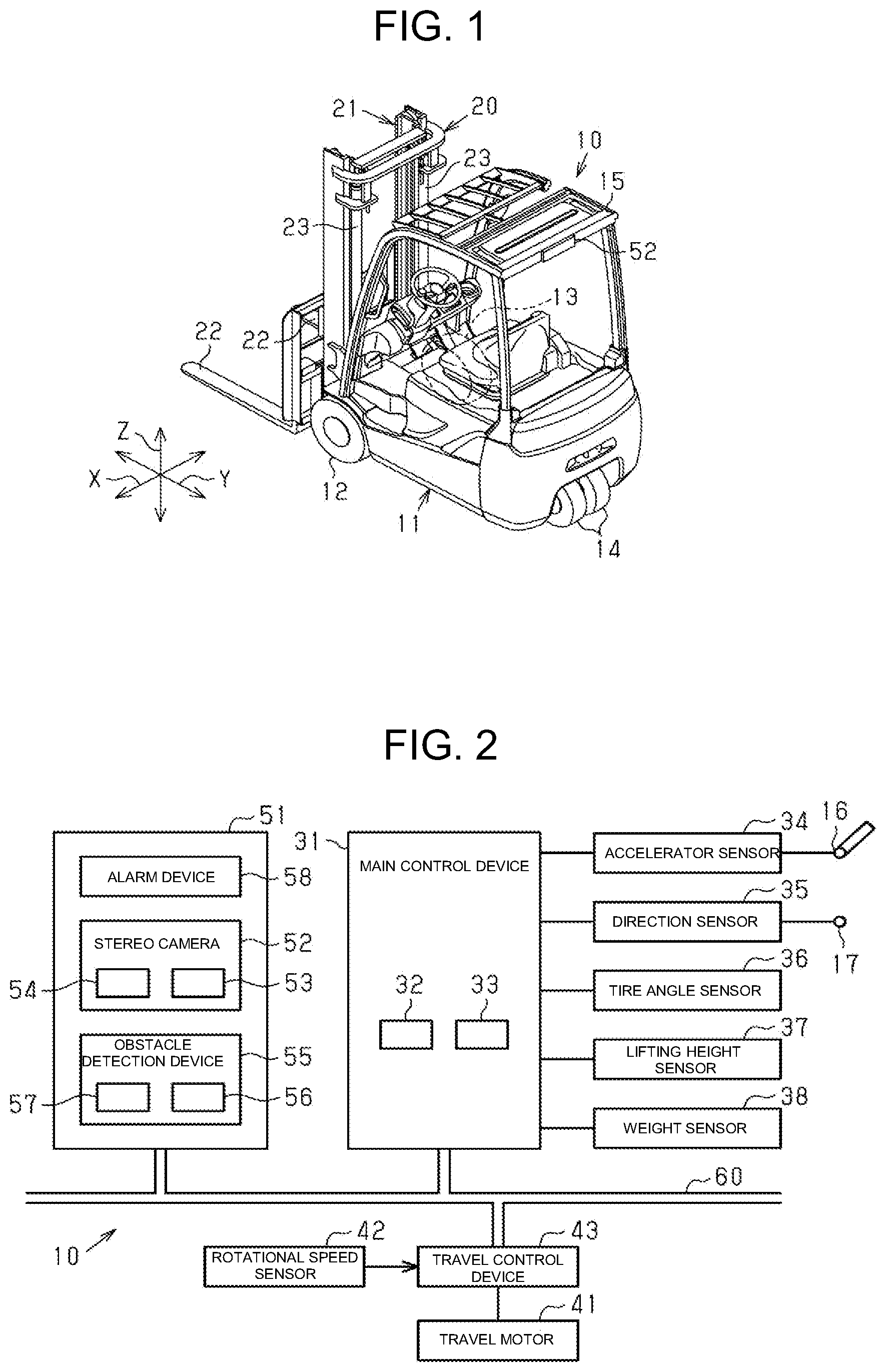 Patent US12619267 — Industrial vehicle — Figure 1