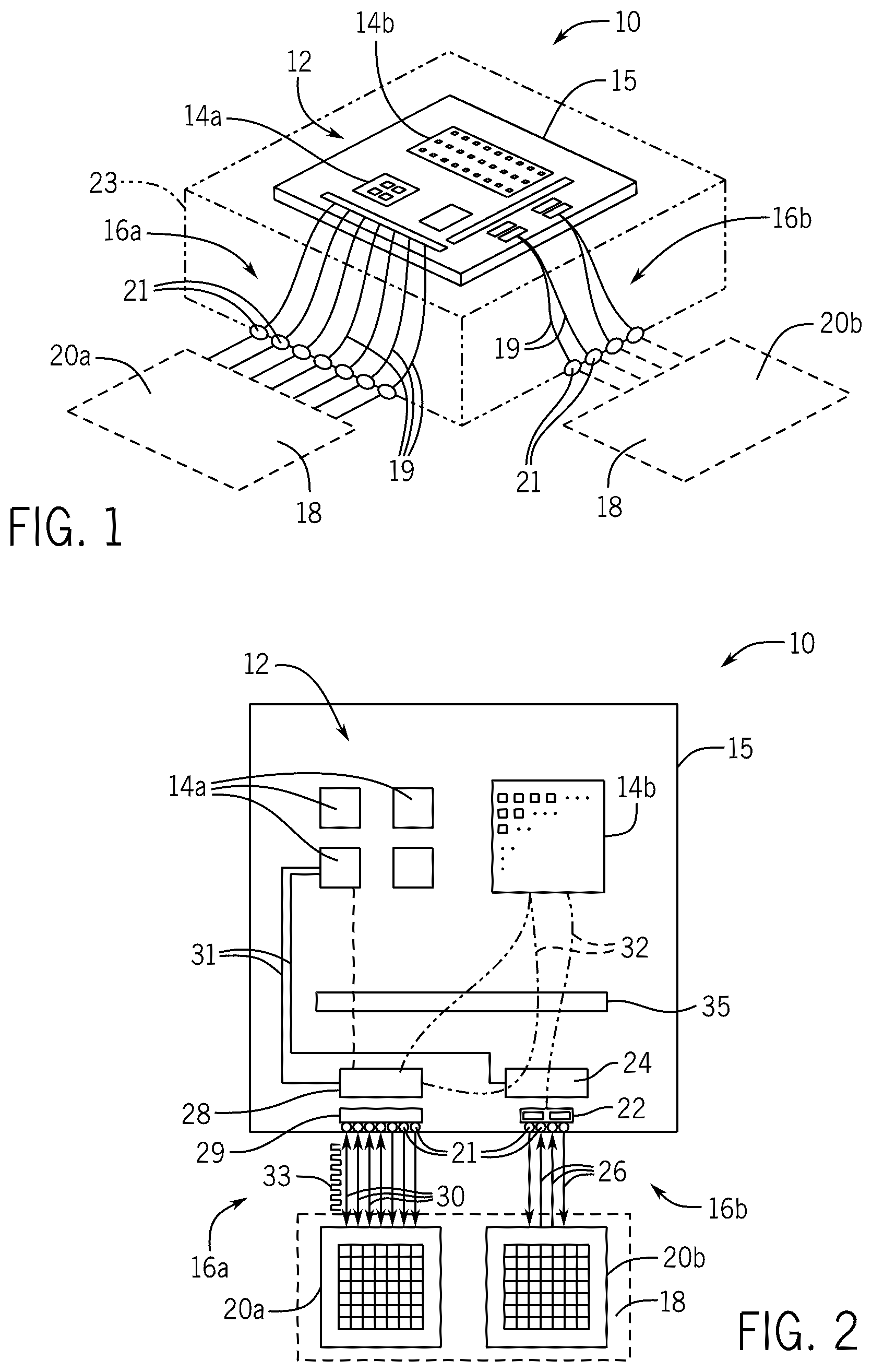Patent US12619276 Figure 1 – Computer architecture having selectable parallel and serial communication channels between processors and memory