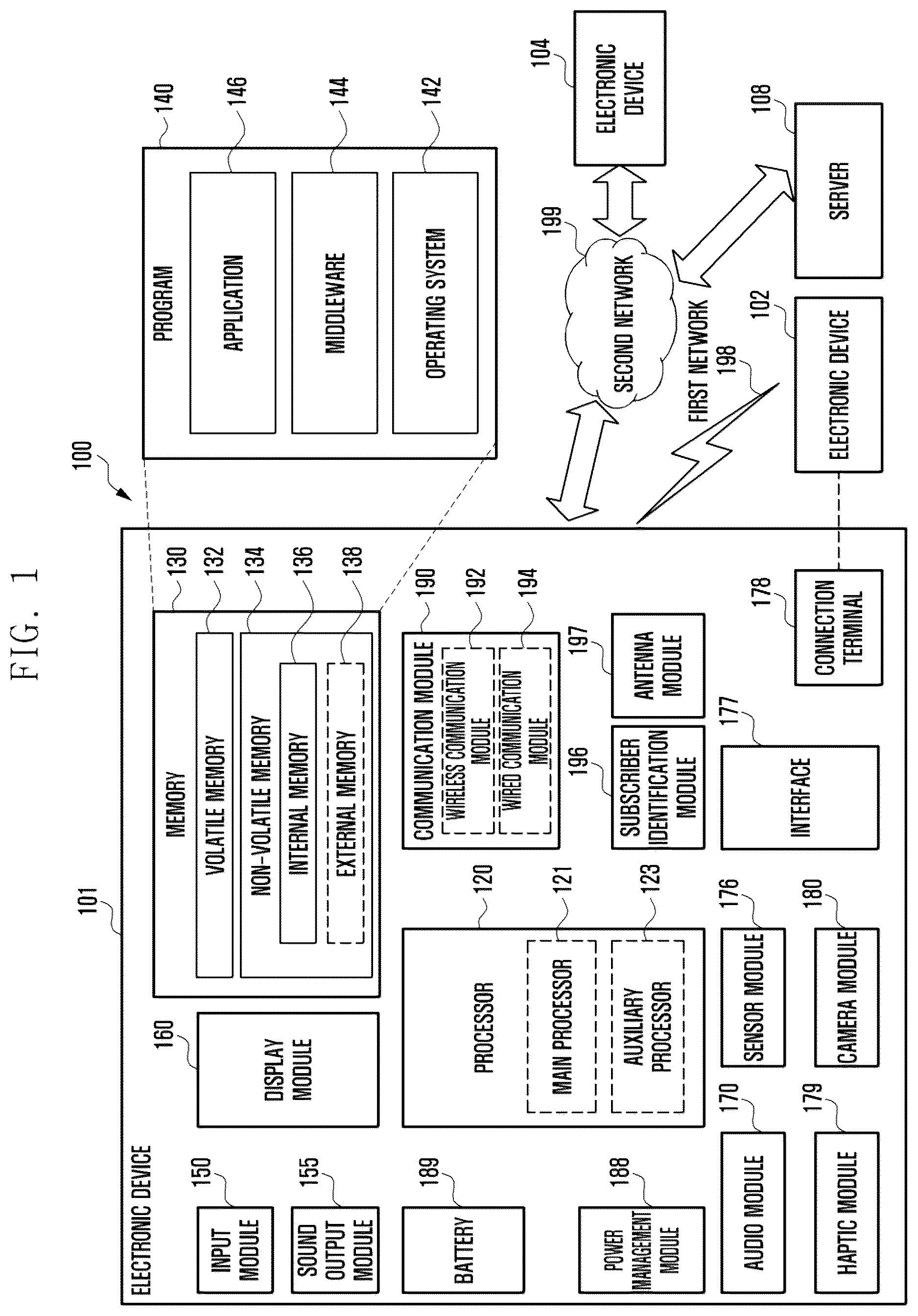 Patent US12619281 Figure 1 – Slidable electronic apparatus having digitizer separation structure, and method of configuring touch filter for slidable electronic apparatus