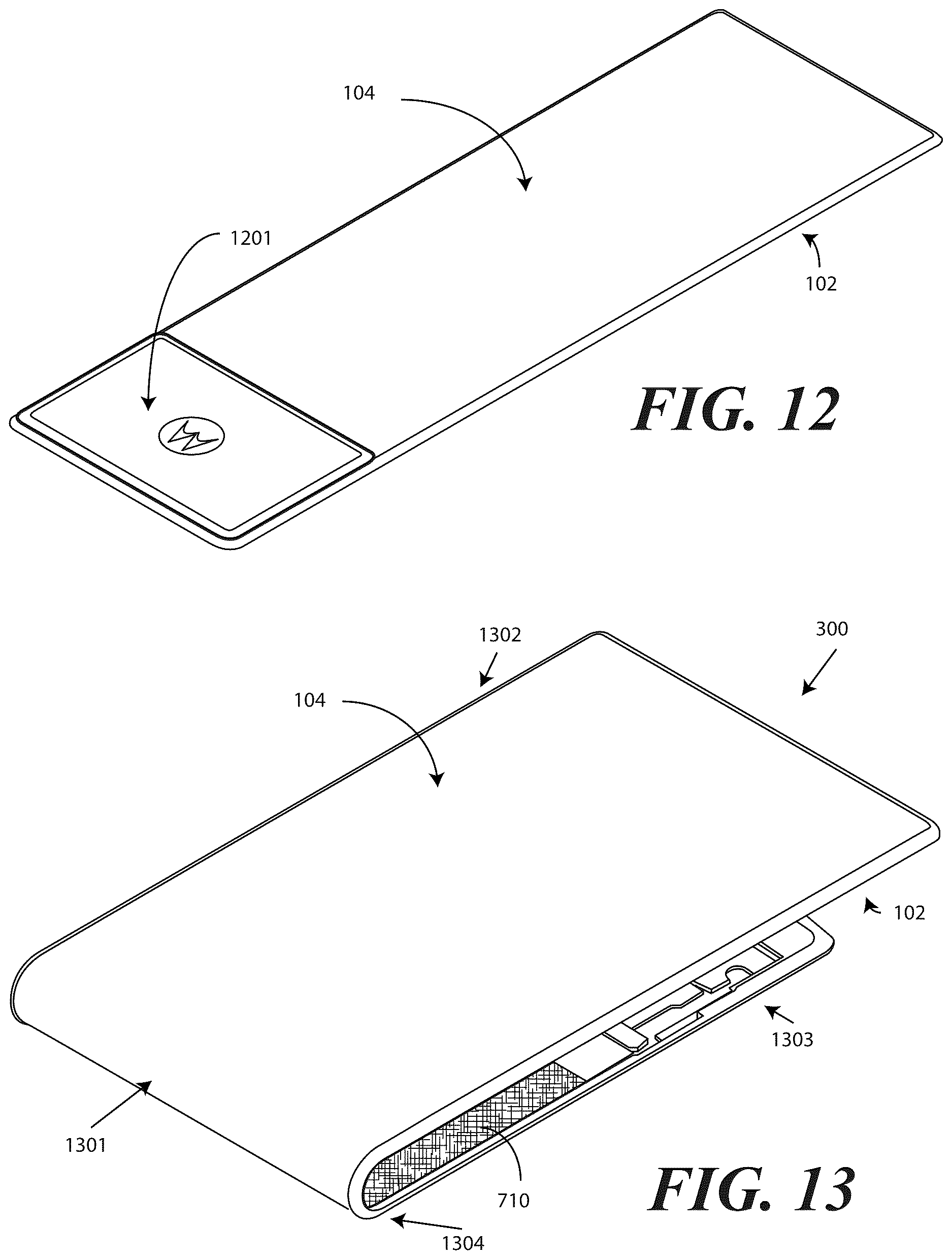 Patent US12619283 Figure 10 – Electronic devices with translating flexible display and corresponding methods