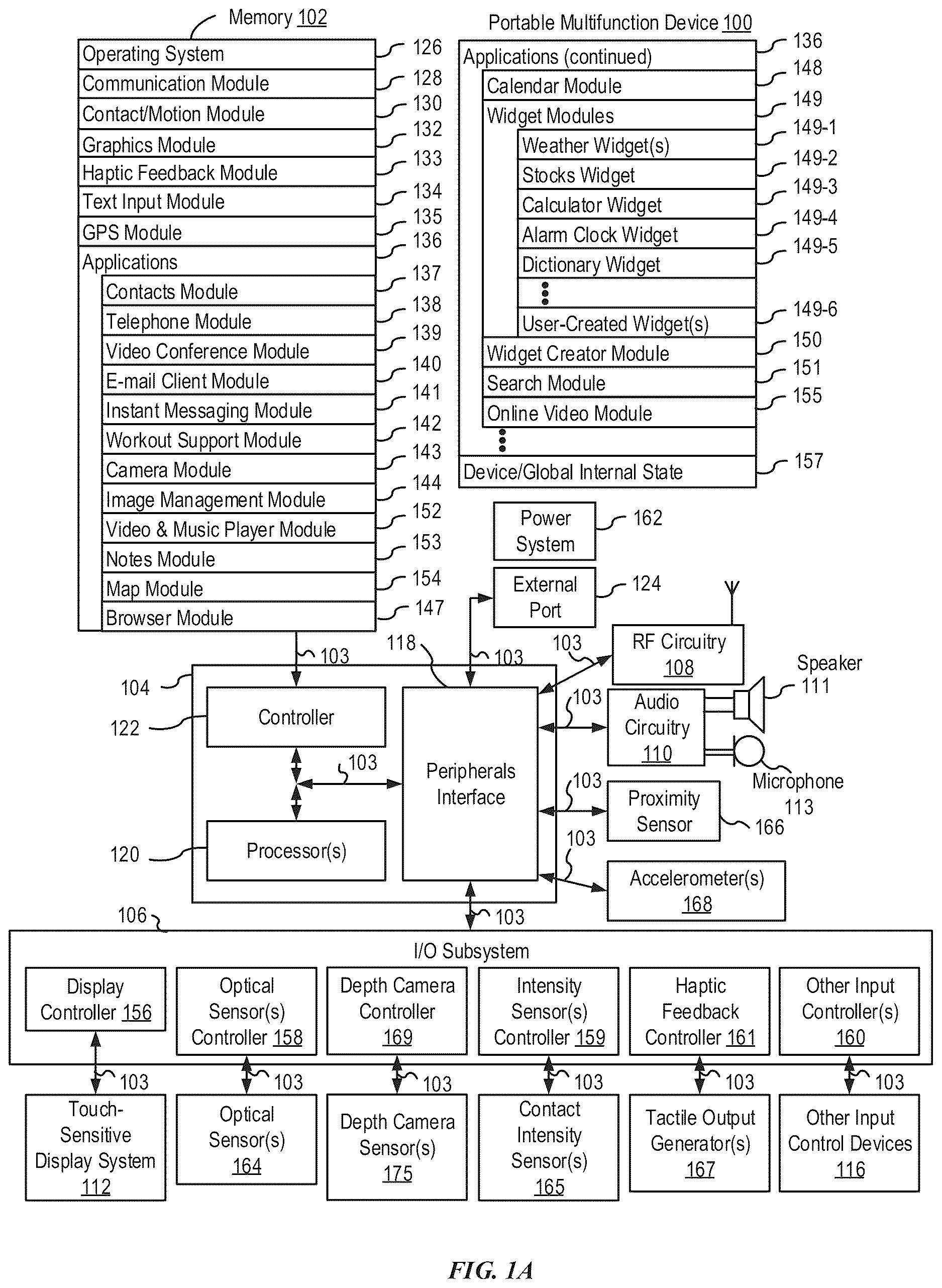 Patent US12619304 Figure 1 – Device control using gaze information