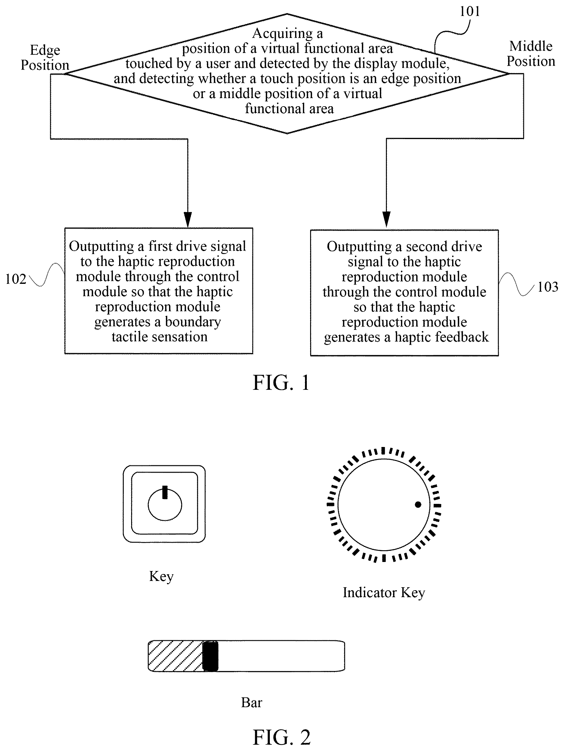 Patent US12619309 — Tactile sensation generation method, haptic reproduction device and computer storage medium — Figure 1