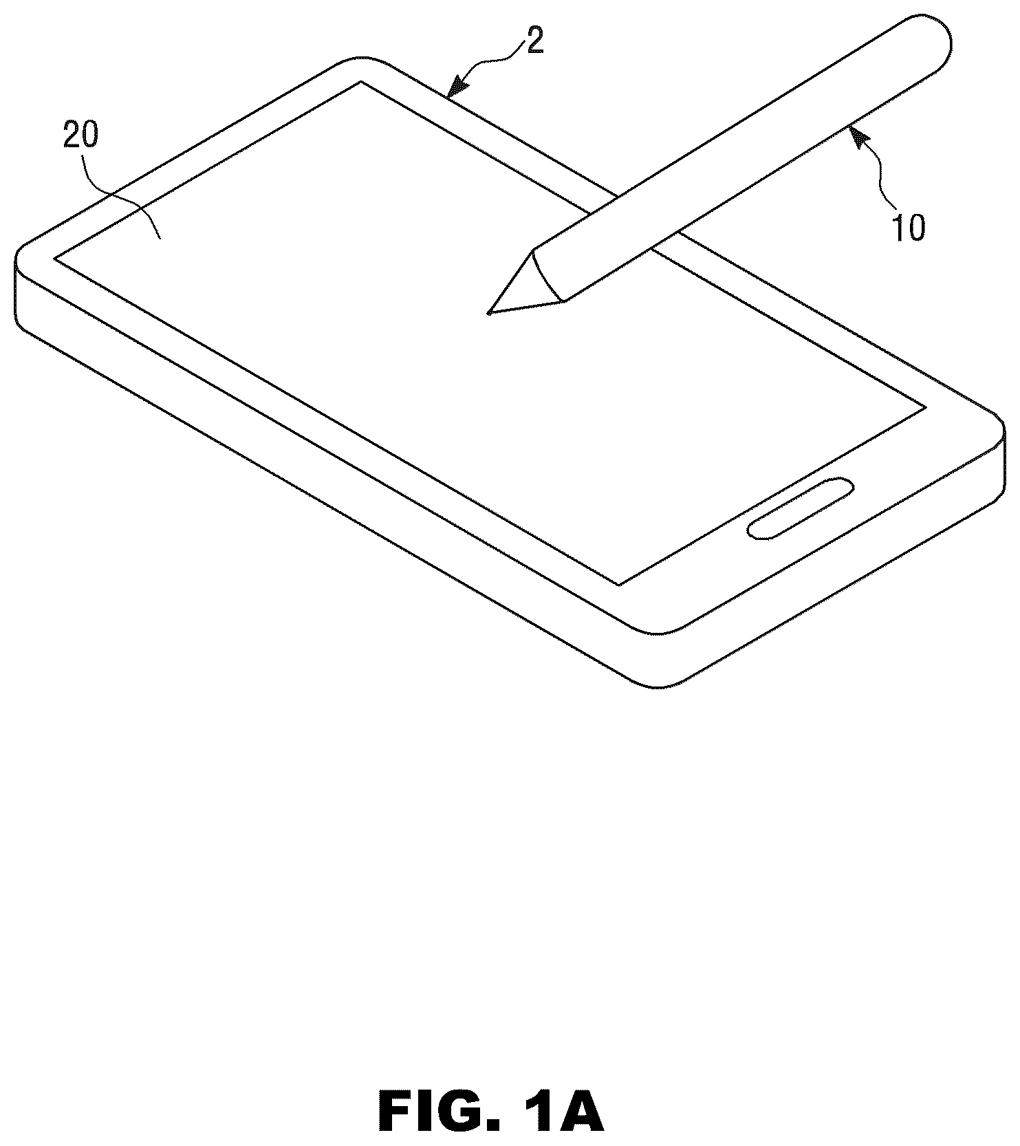 Patent US12619322 Figure 1 – Pen and touch input system or controller