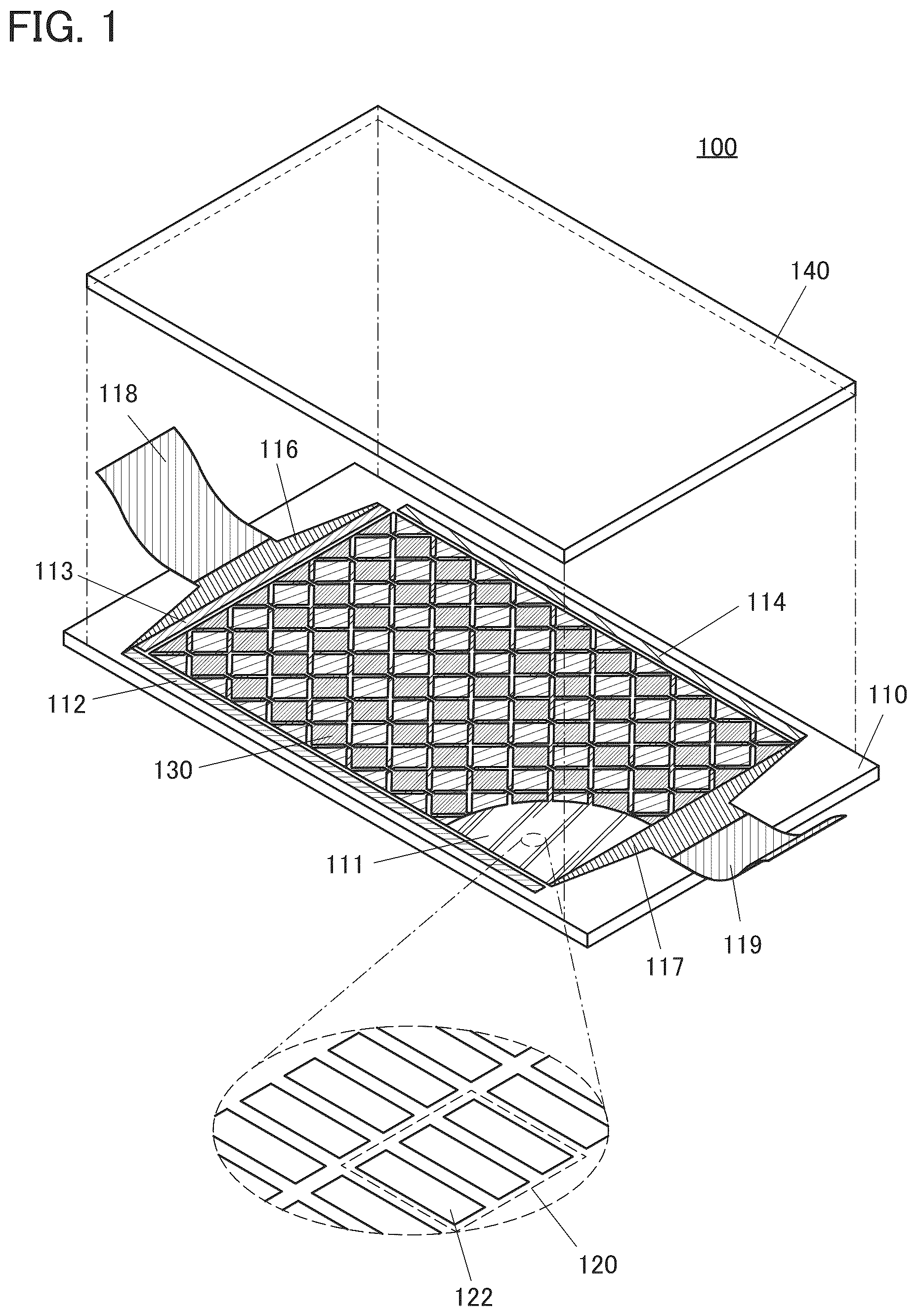 Patent US12619326 Figure 1 – Display device and electronic device