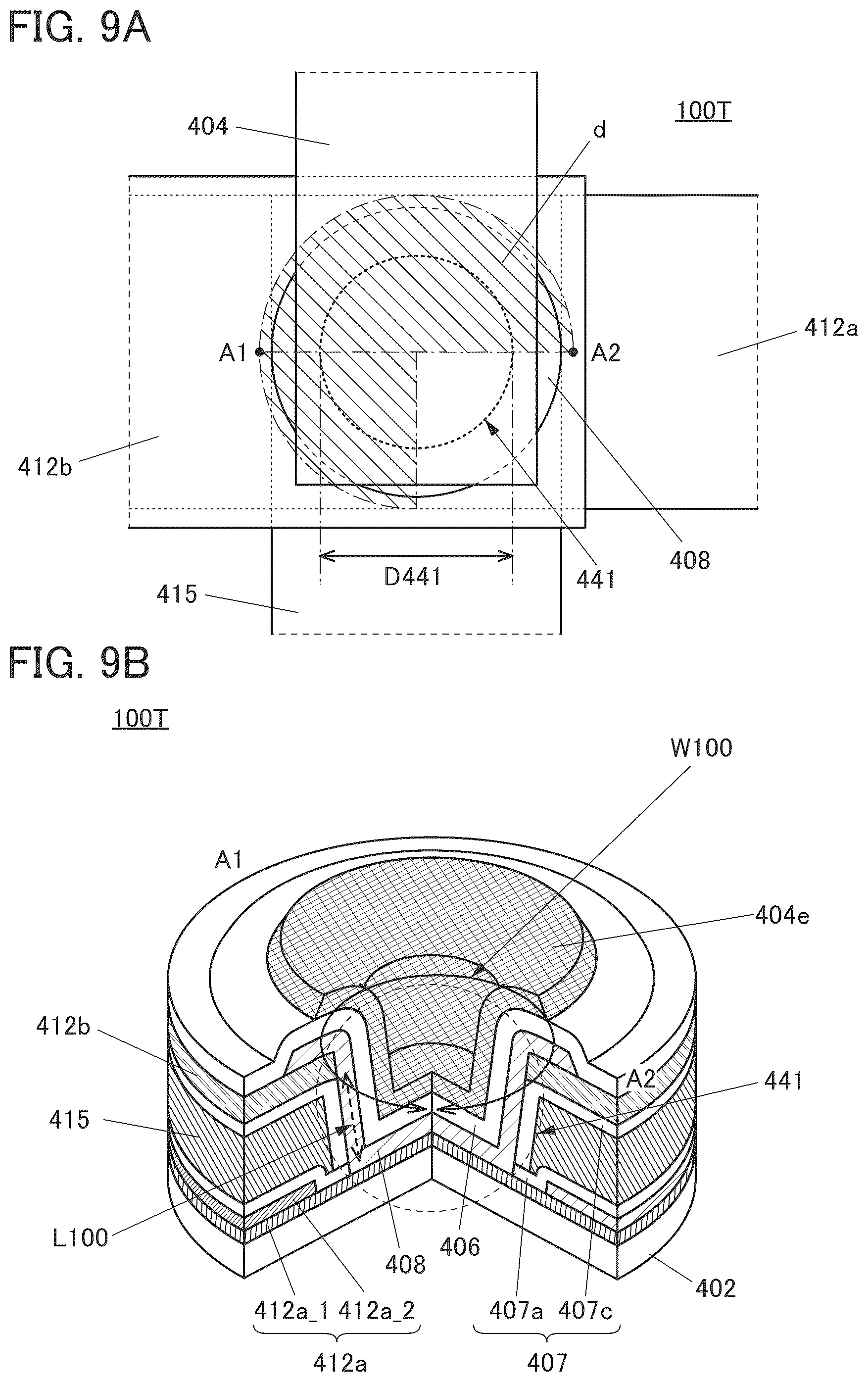 Patent US12619326 Figure 9 – Display device and electronic device