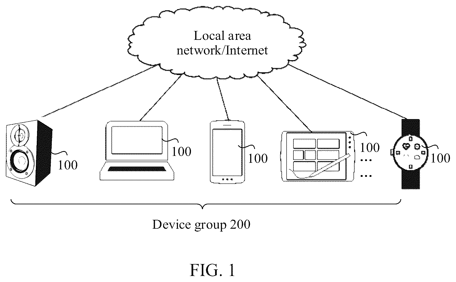 Patent US12619349 — Multimedia data playing method and electronic device — Figure 1