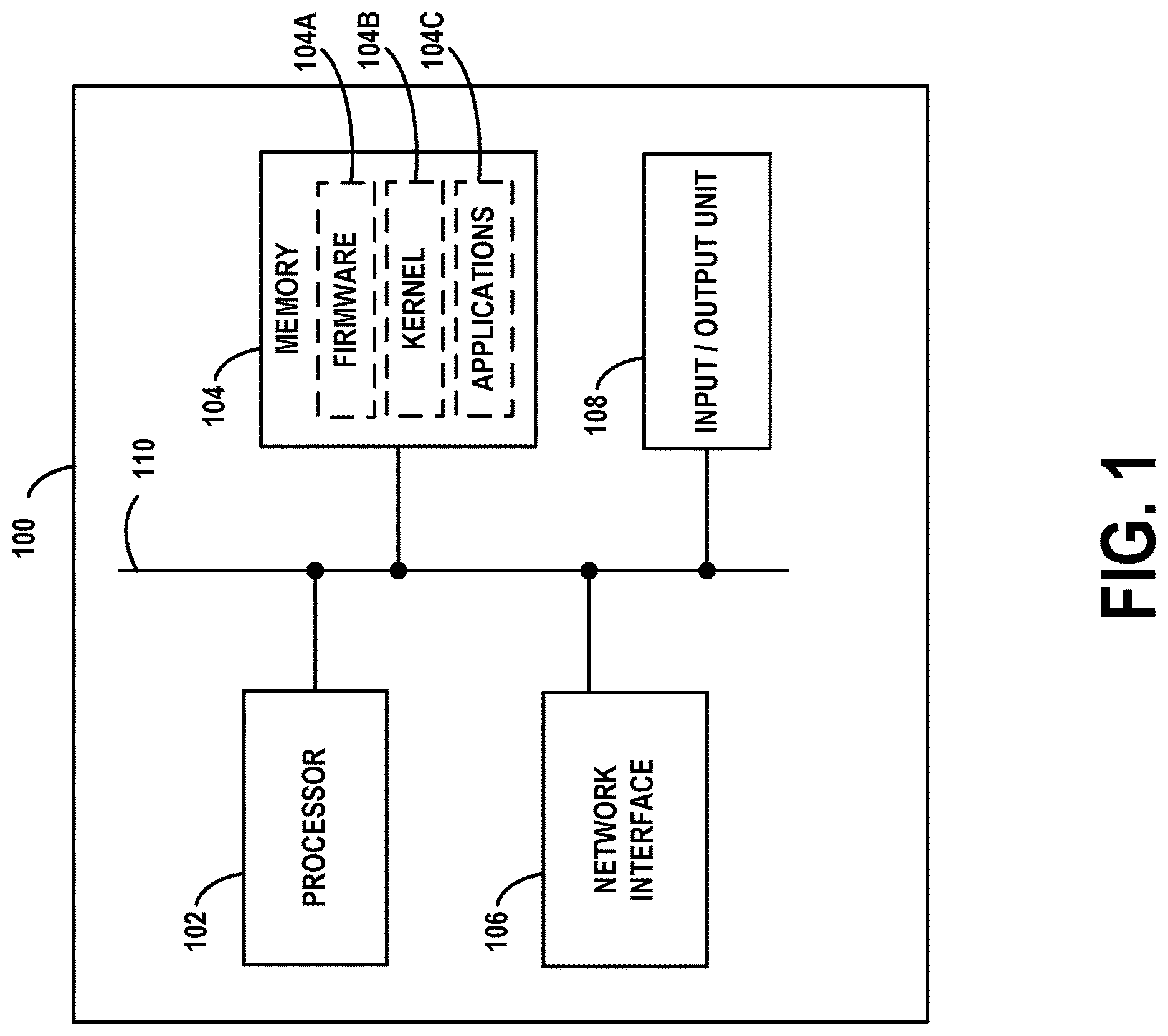 Patent US12619350 — Shortcut framework for supporting flexible user interface features — Figure 1