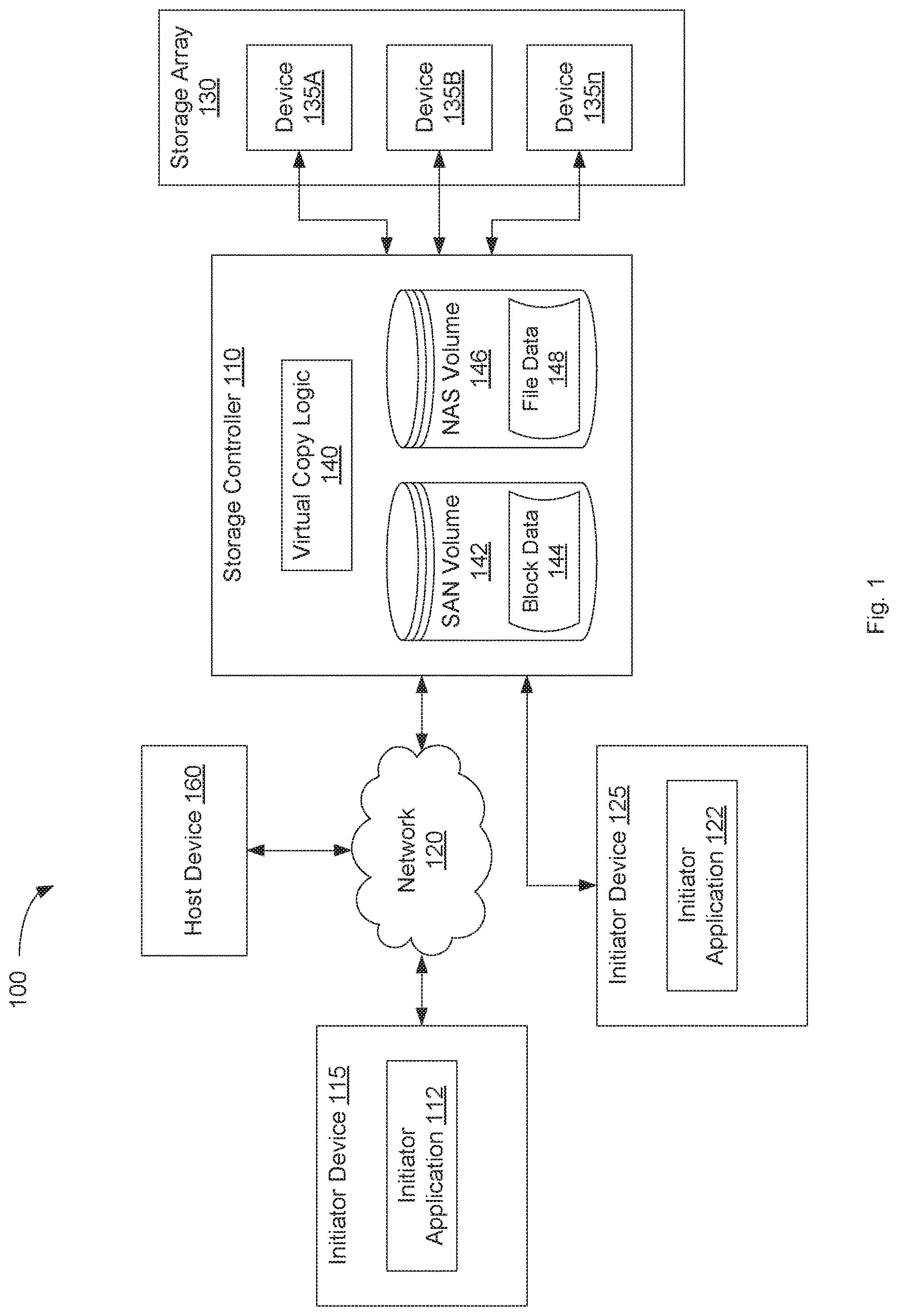 Patent US12619351 — Optimized migration of data between file systems of a storage array — Figure 1