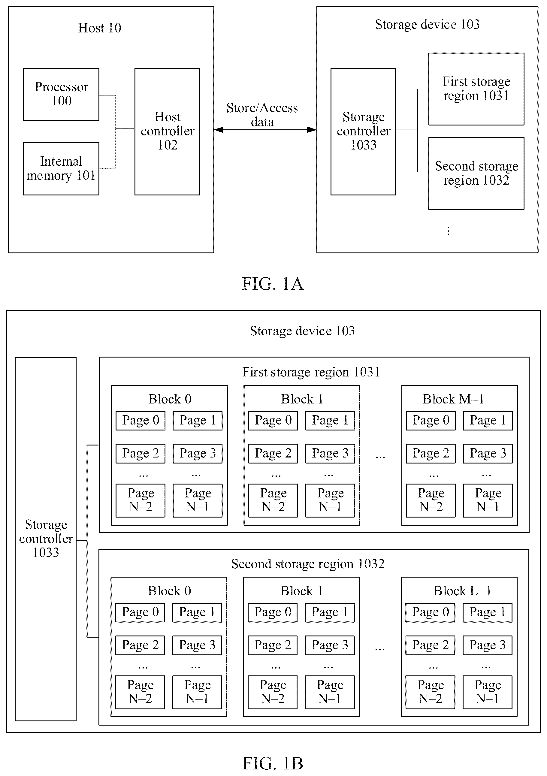 Patent US12619366 Figure 1 – Storage apparatus and related partitioned data management method
