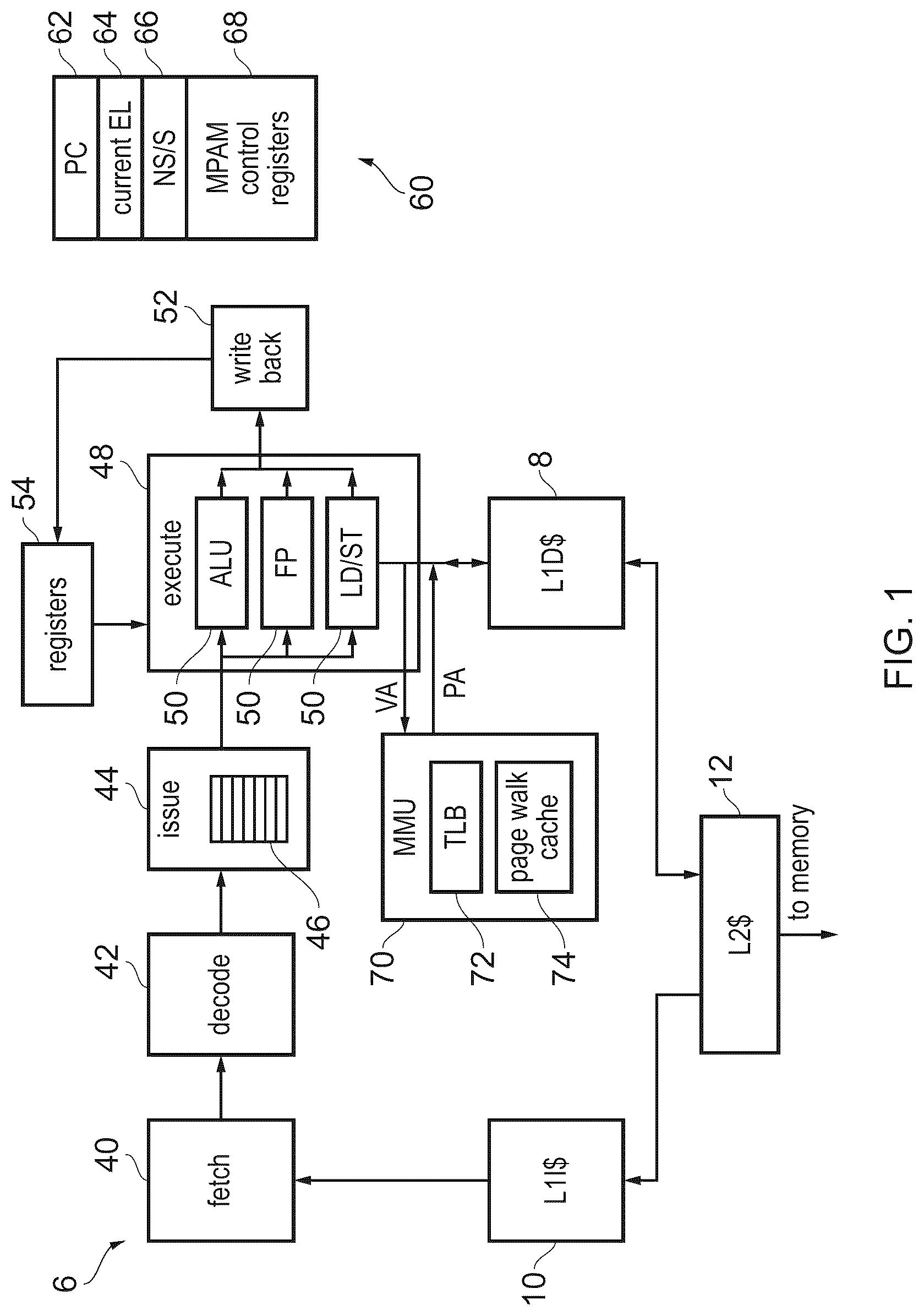 Patent US12619369 — Memory transaction parameter settings — Figure 1