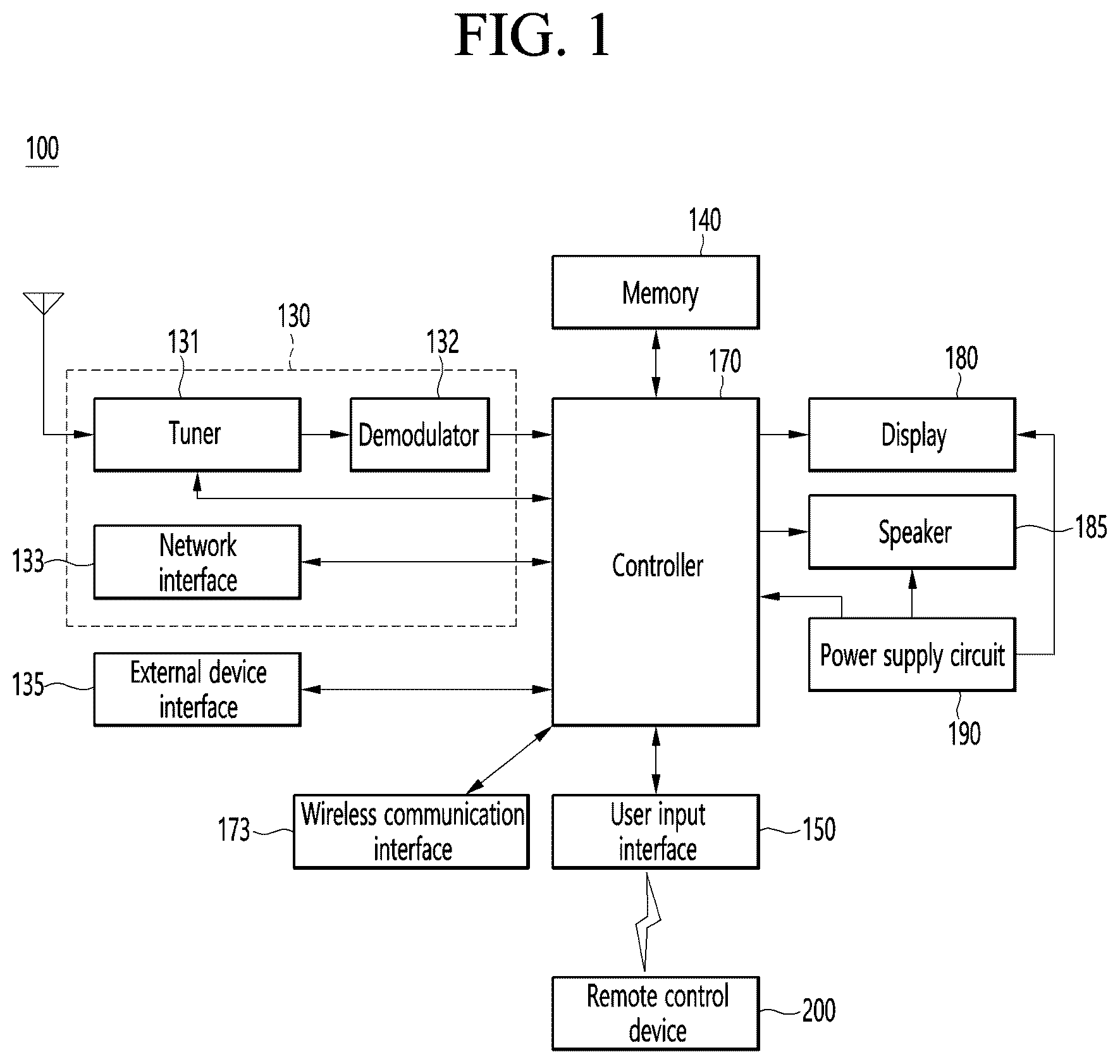 Patent US12619387 — Display device — Figure 1