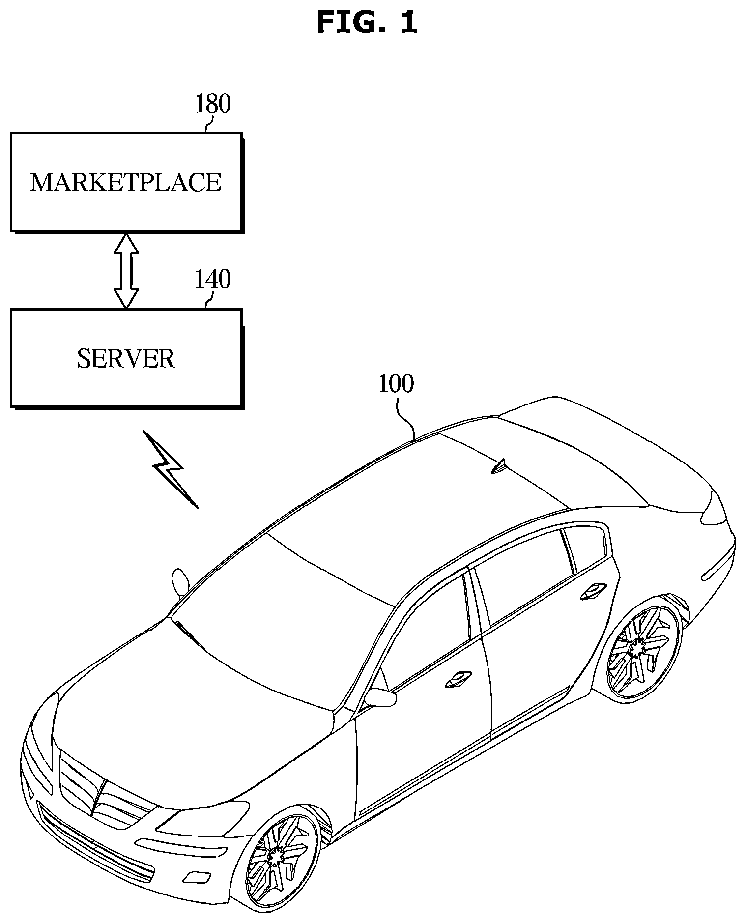 Patent US12619413 Figure 1 – Method and system for installing an application in a vehicle