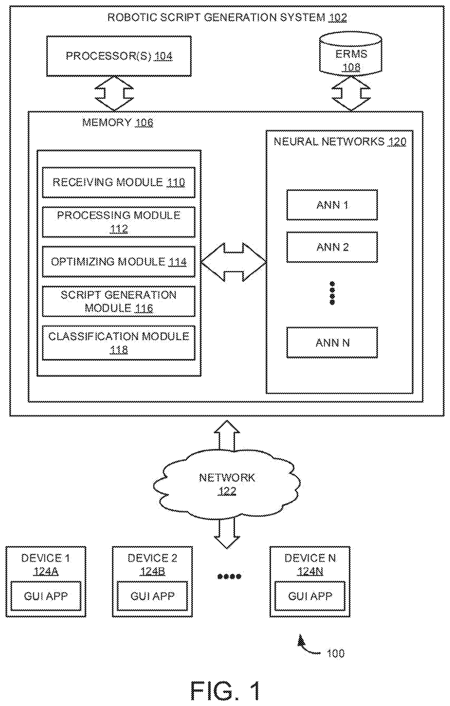 Patent US12619424 — Robotic script generation based on process variation detection — Figure 1
