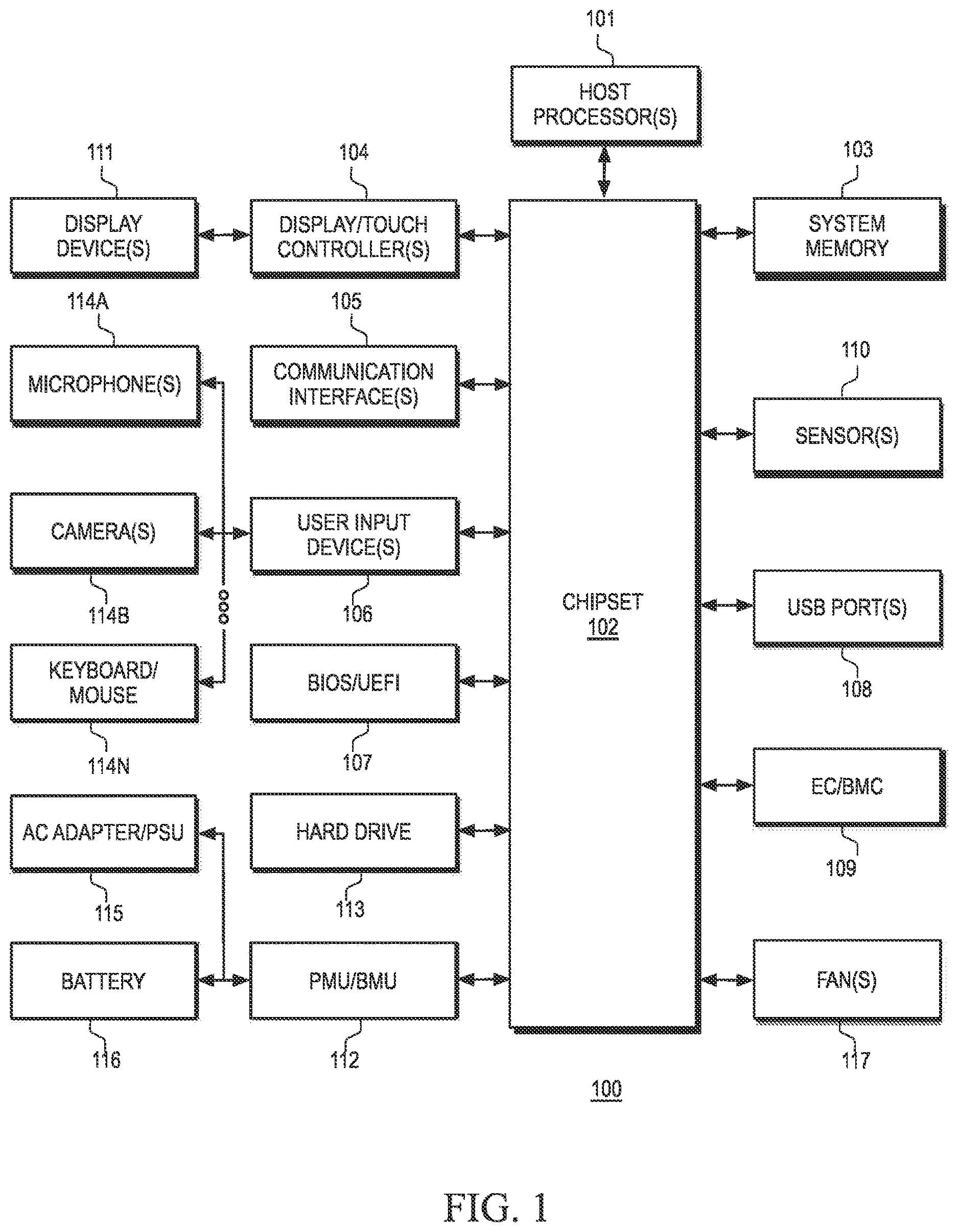 Patent US12619446 — Systems and methods to identify peer nodes in a multi-node enclosure — Figure 1