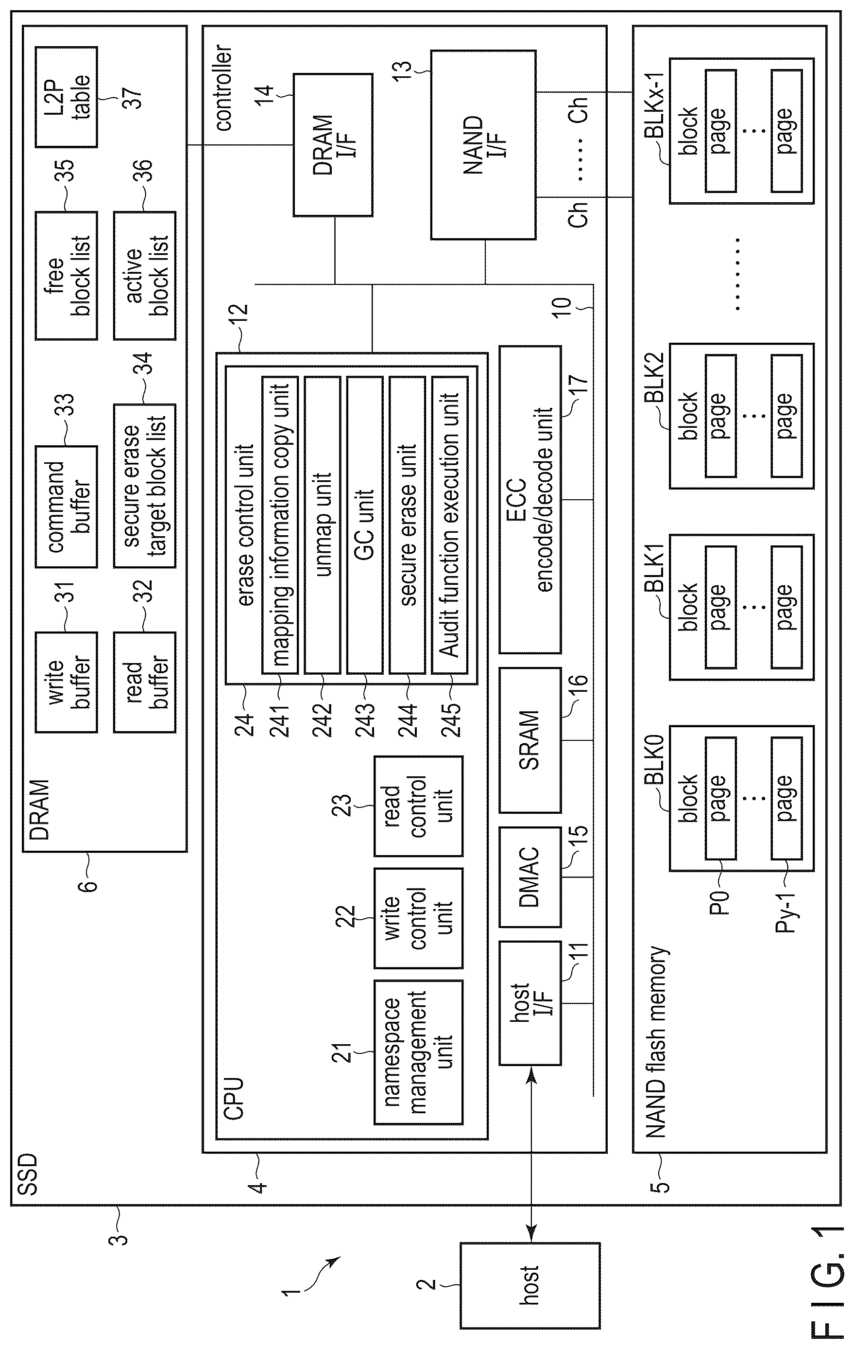 Patent US12619530 — Memory system — Figure 1