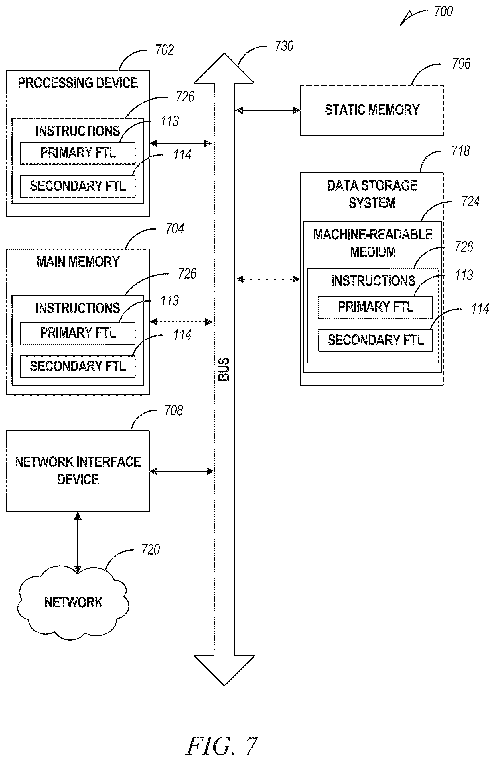 Patent US12619550 Figure 8 – Storing a logical-to-physical mapping in NAND memory