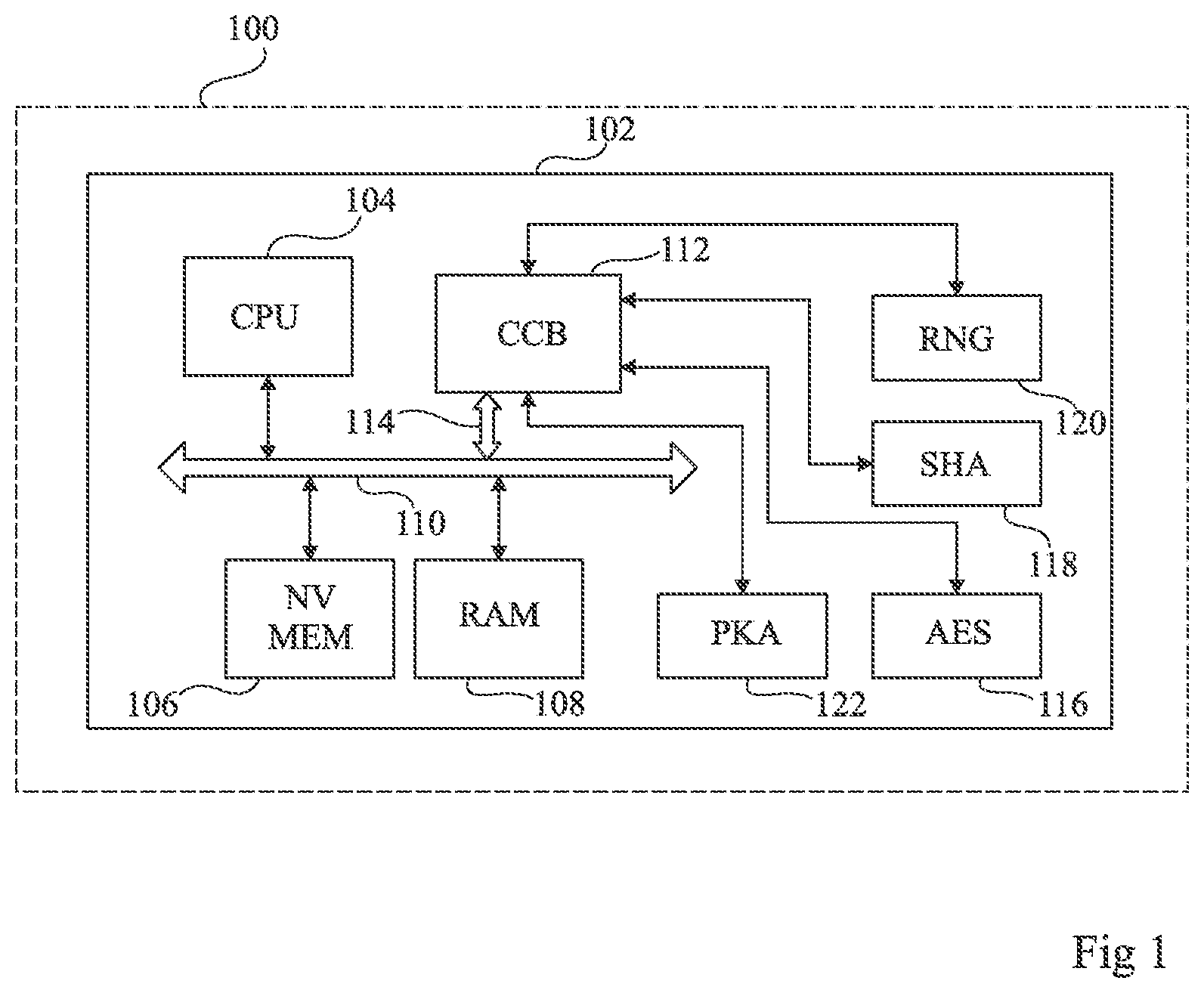 Patent US12619555 — Circuit and method for interfacing with peripheral circuits — Figure 1