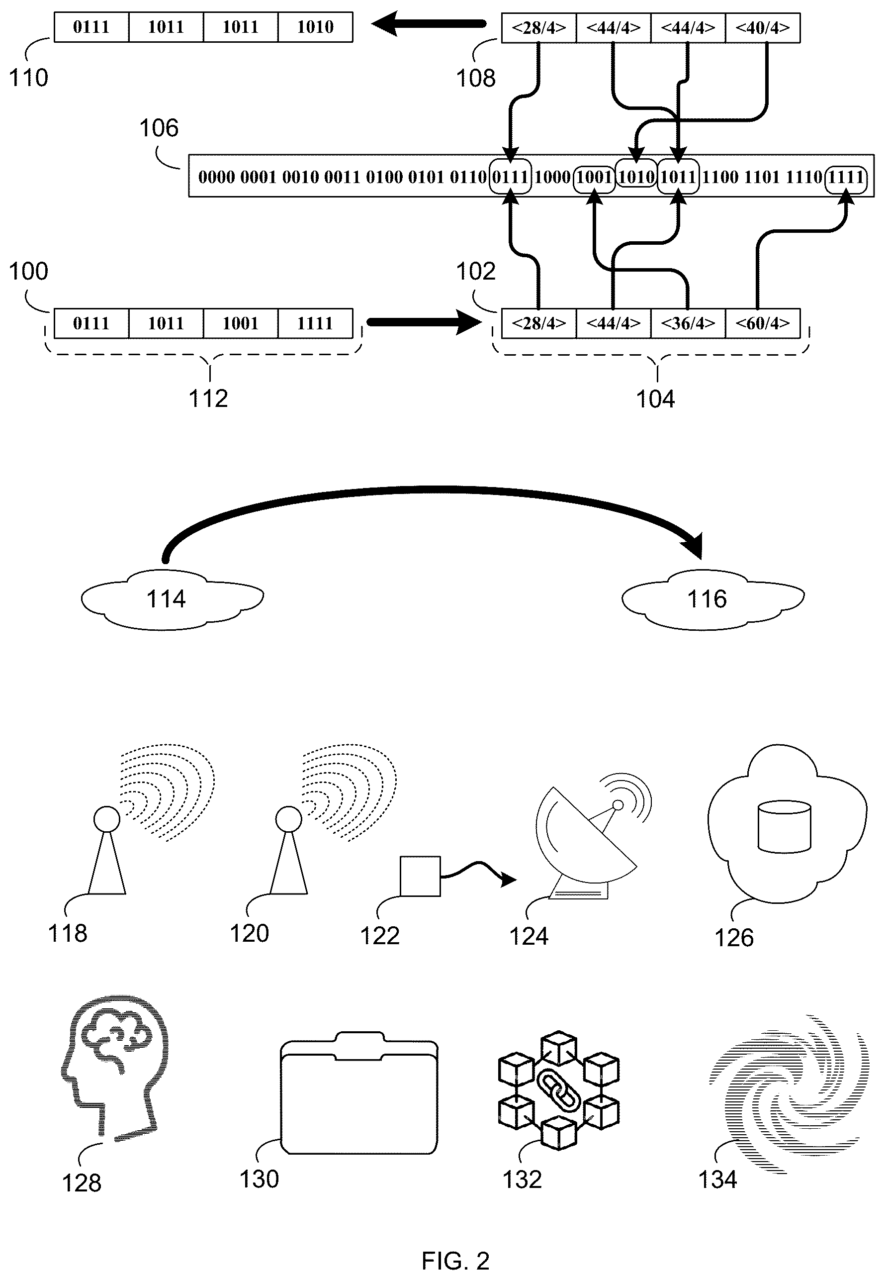 Patent US12619578 Figure 2 – Encoding / decoding system and method