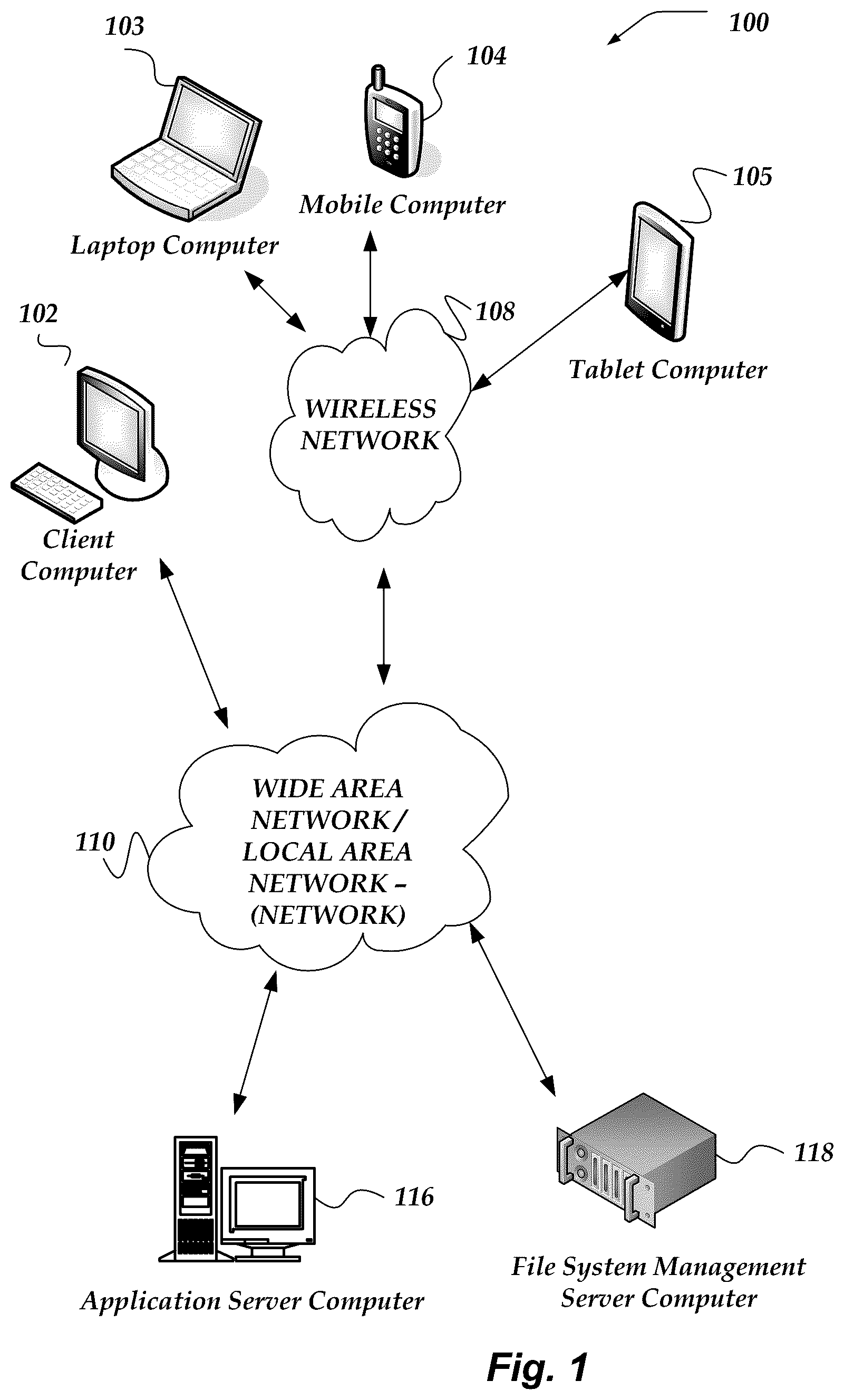 Patent US12619582 — Managing file system transaction dependencies — Figure 1