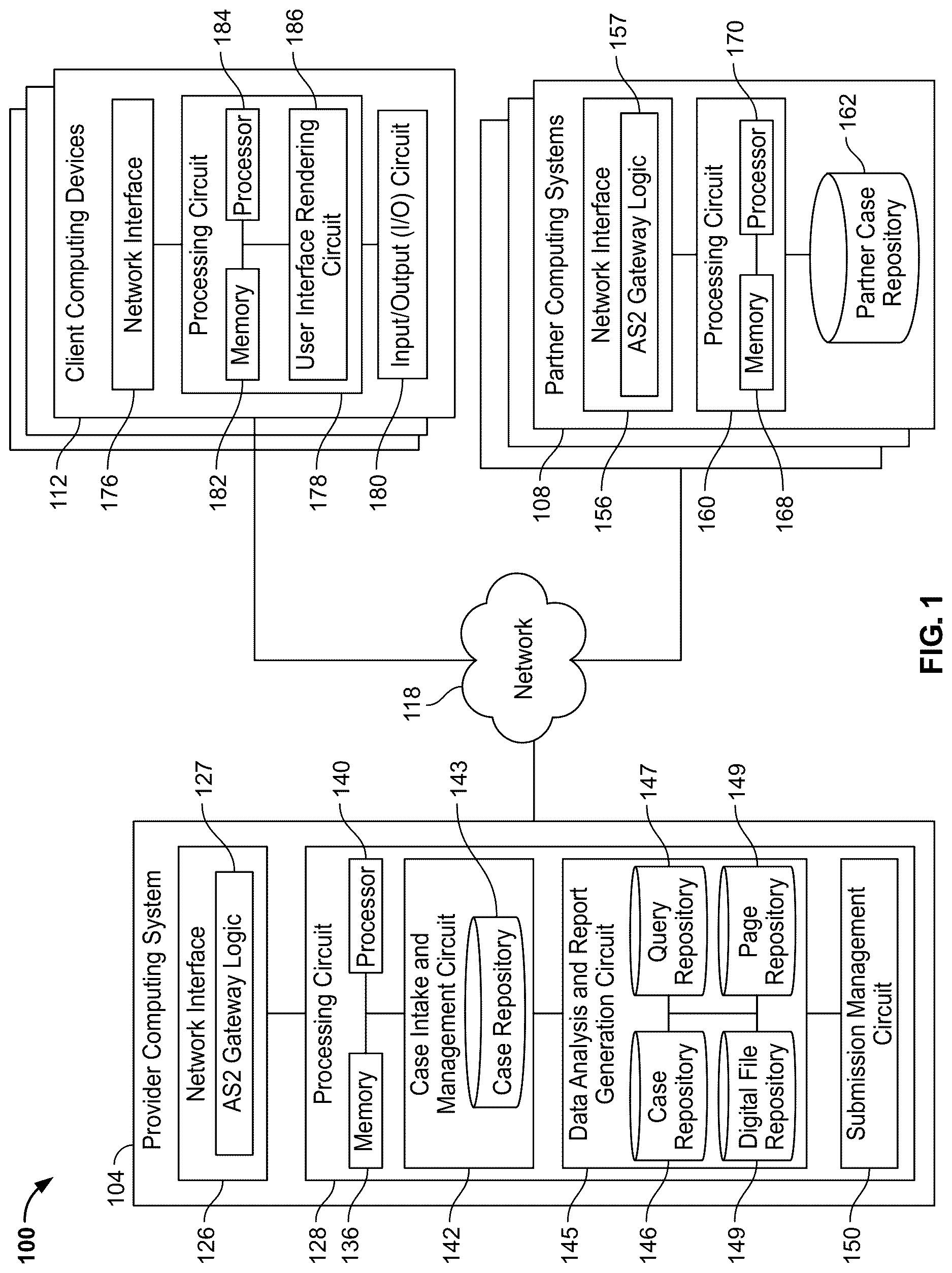 Patent US12619611 — Systems and methods for generating and executing a query on a column-oriented database — Figure 1