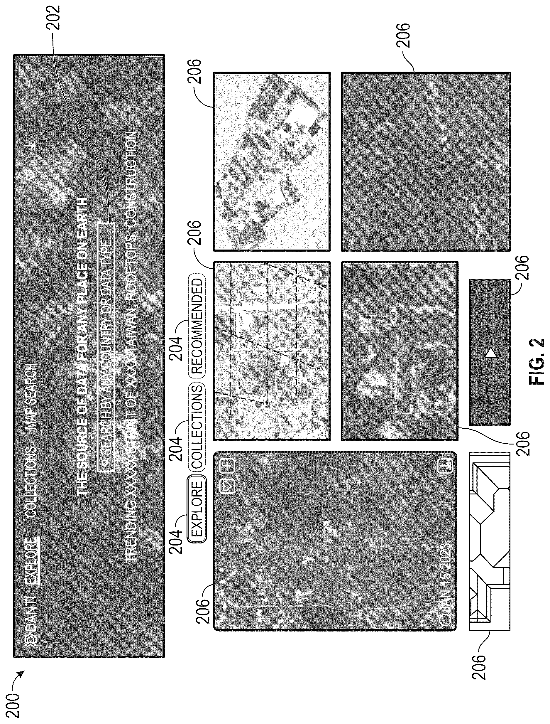 Patent US12619672 Figure 2 – Artificial intelligence geospatial search