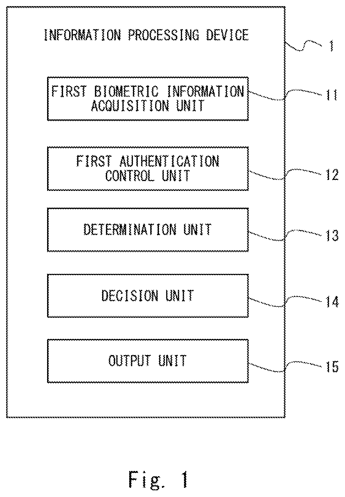 Patent US12619694 — Information processing device, information processing system, information processing method, and non-transitory computer-readable medium for assisting a user at a time of exit — Figure 1