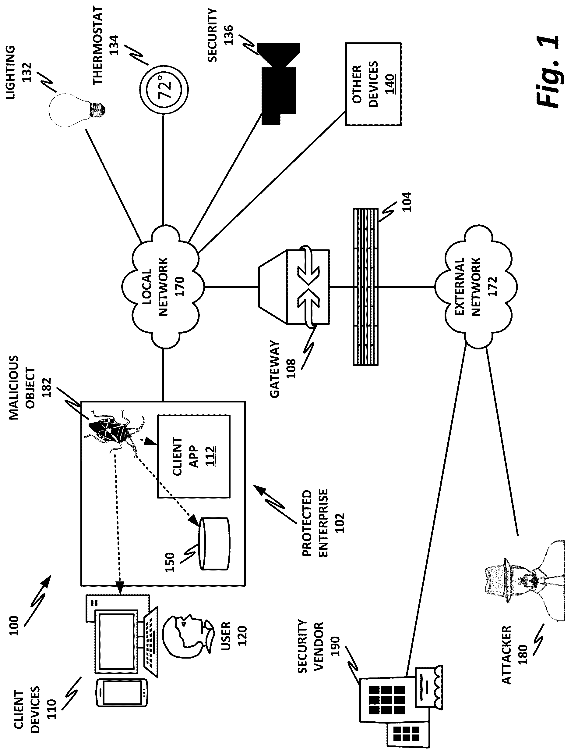 Patent US12619724 — Scanning of partial downloads — Figure 1