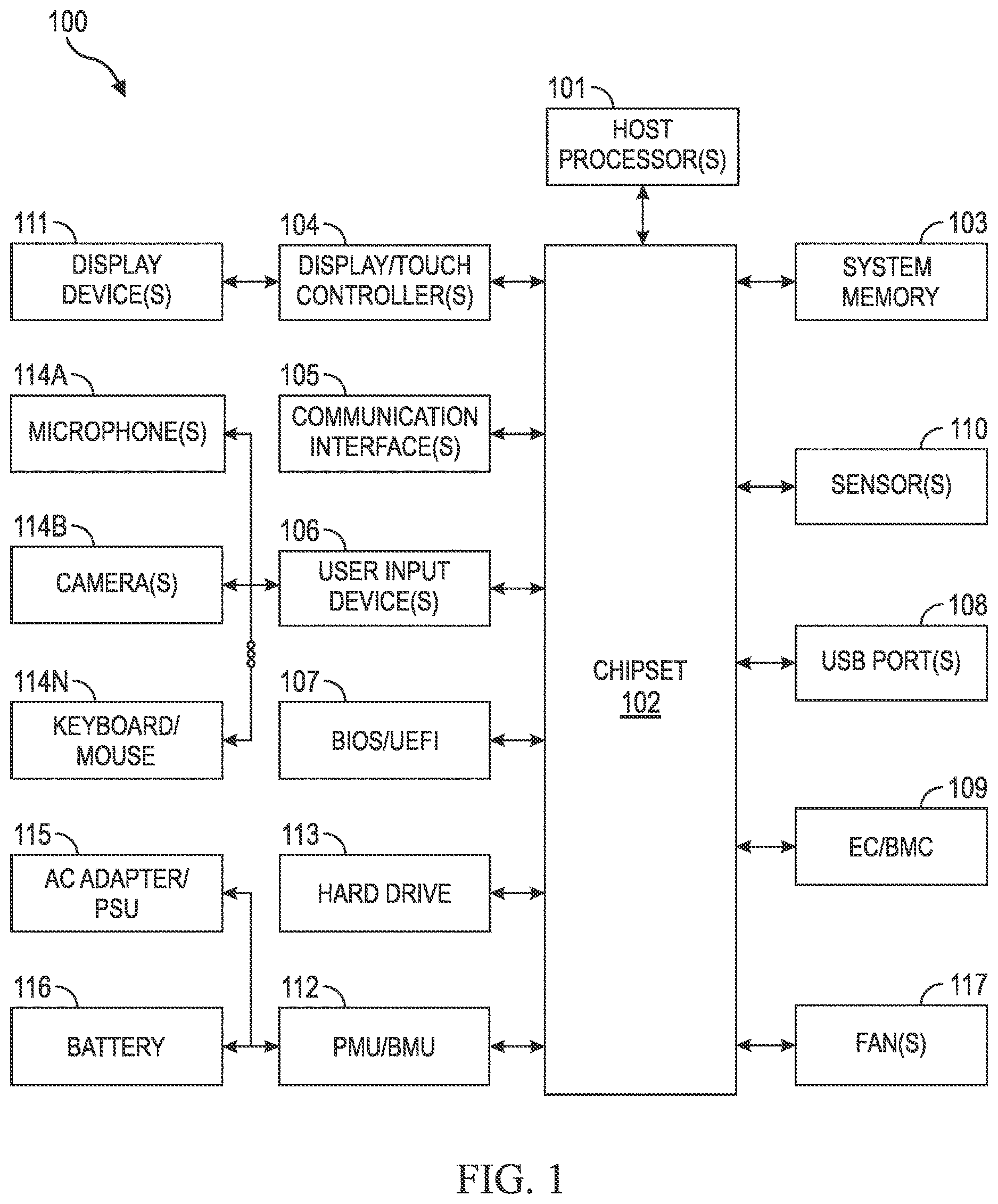 Patent US12619731 — Drift detection in modular hardware systems — Figure 1