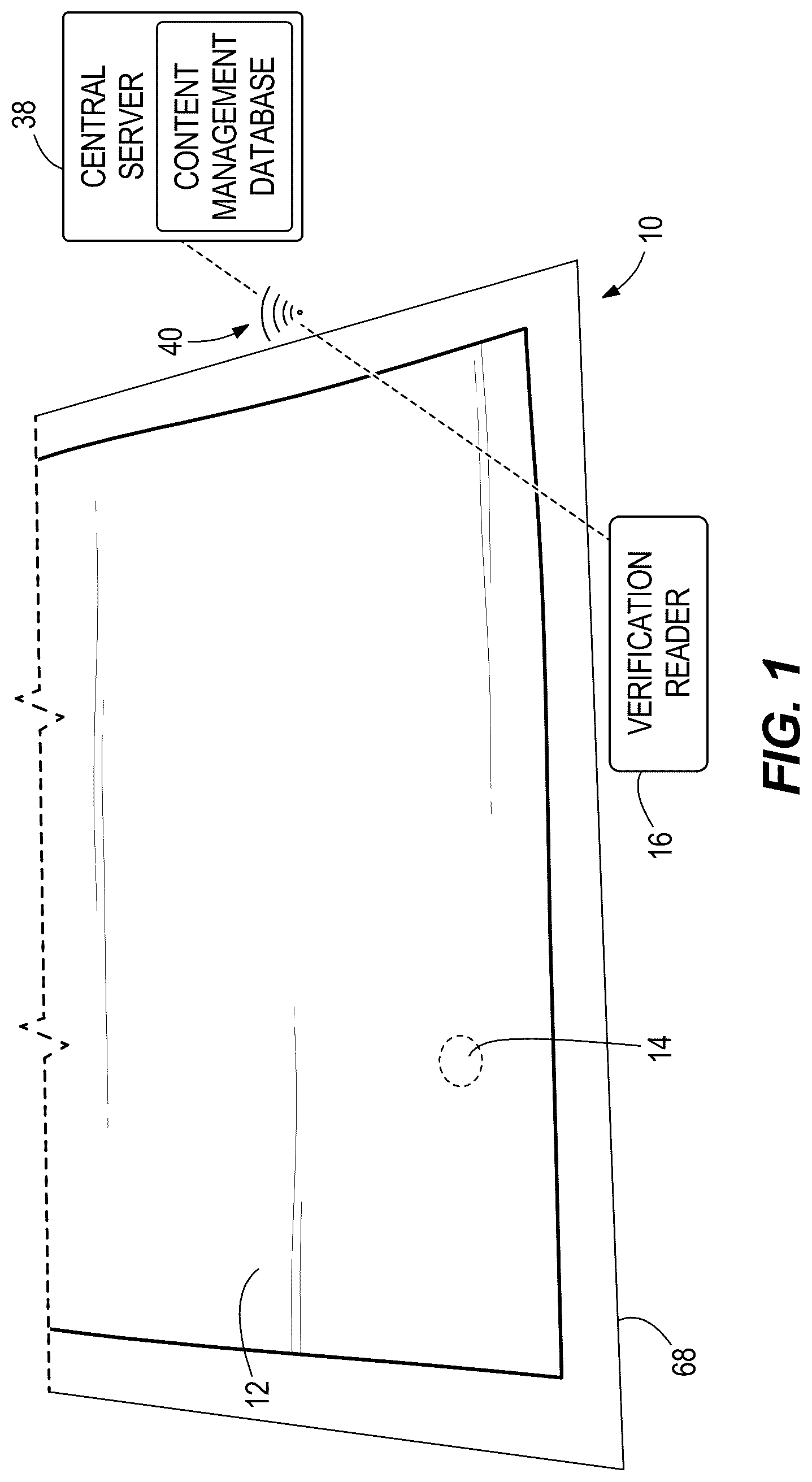 Patent US12619844 — Law poster compliance system and method — Figure 1
