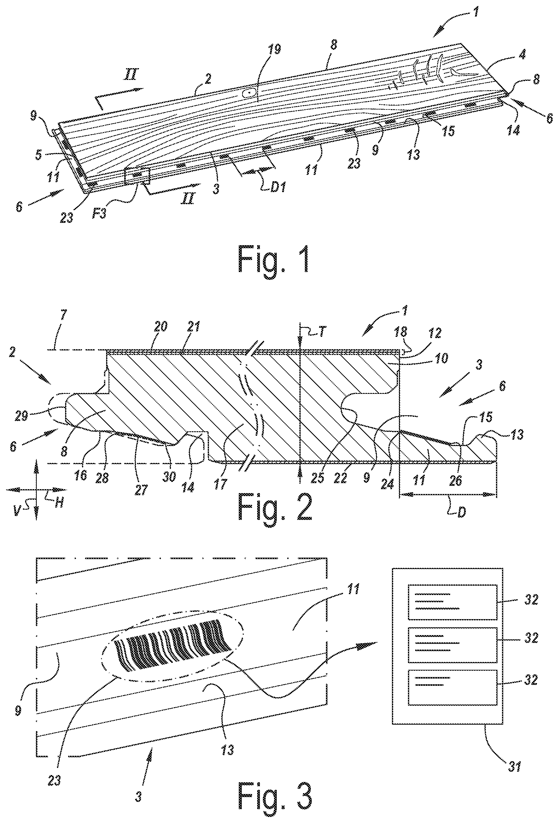 Patent US12619949 — Product, panel and method for manufacturing and/or authenticating and/or tracking such product — Figure 1