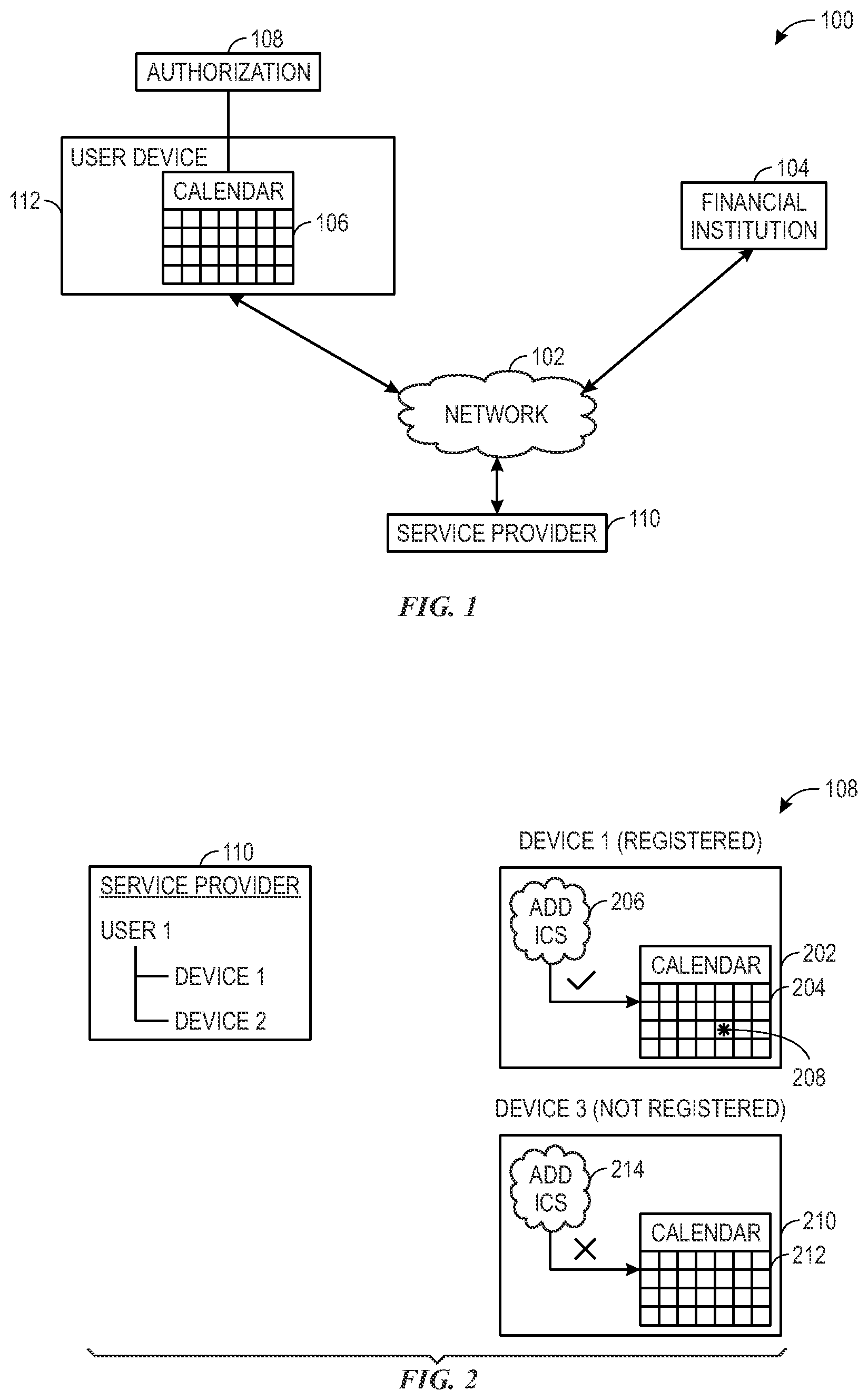 Patent US12619964 — System and method for digital integration of financial features — Figure 1
