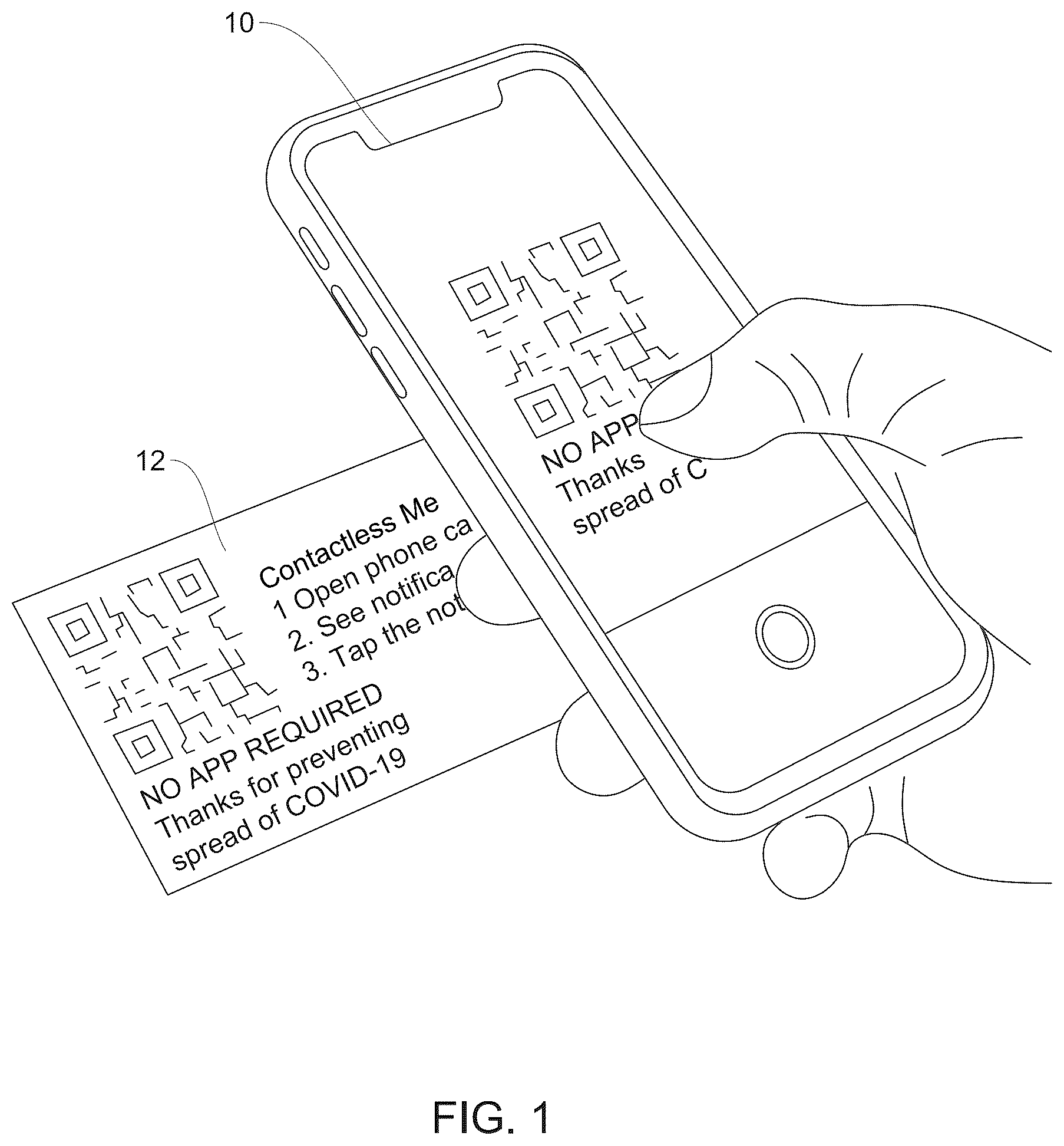 Patent US12619974 Figure 1 – System and method for conducting secure financial transactions