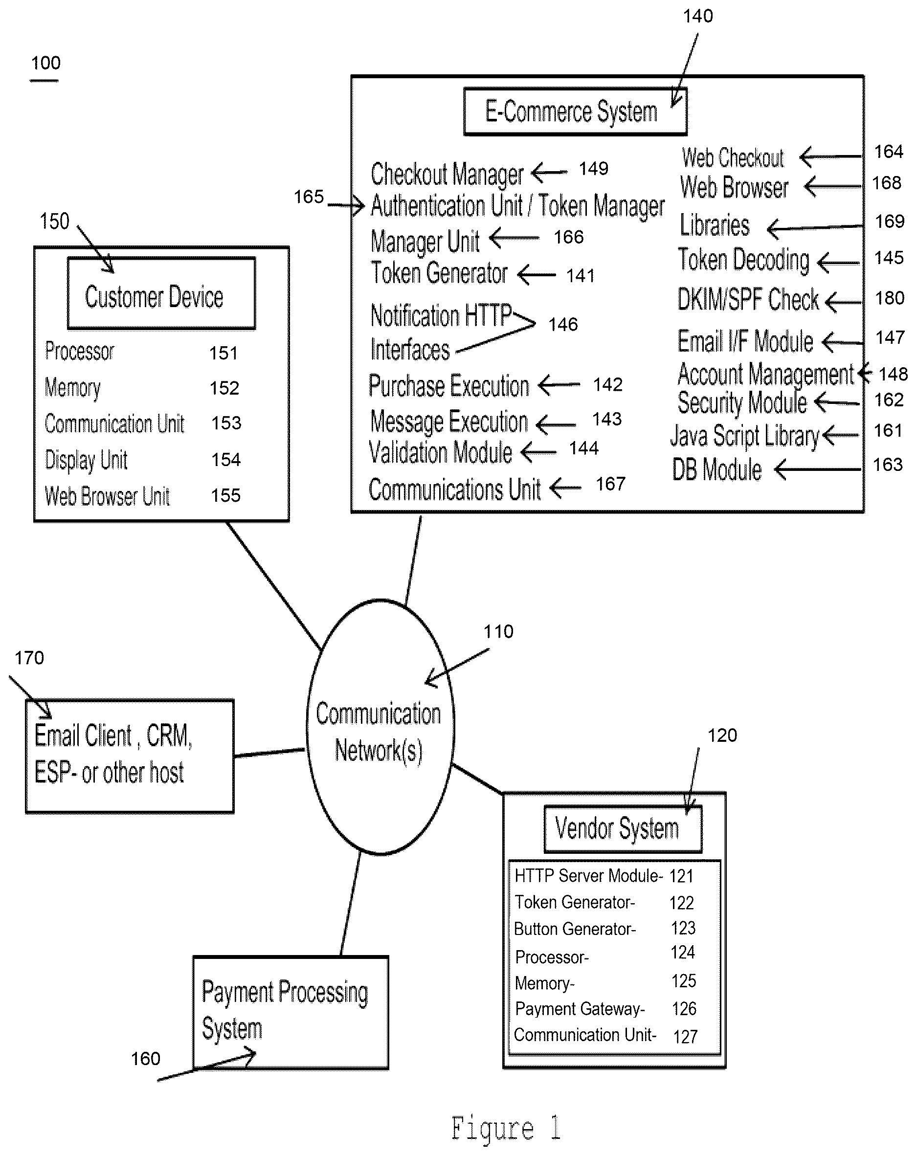 Patent US12619992 — Method and apparatus for improving security of a computer network utilizing simple mail transfer protocol (SMTP) — Figure 1