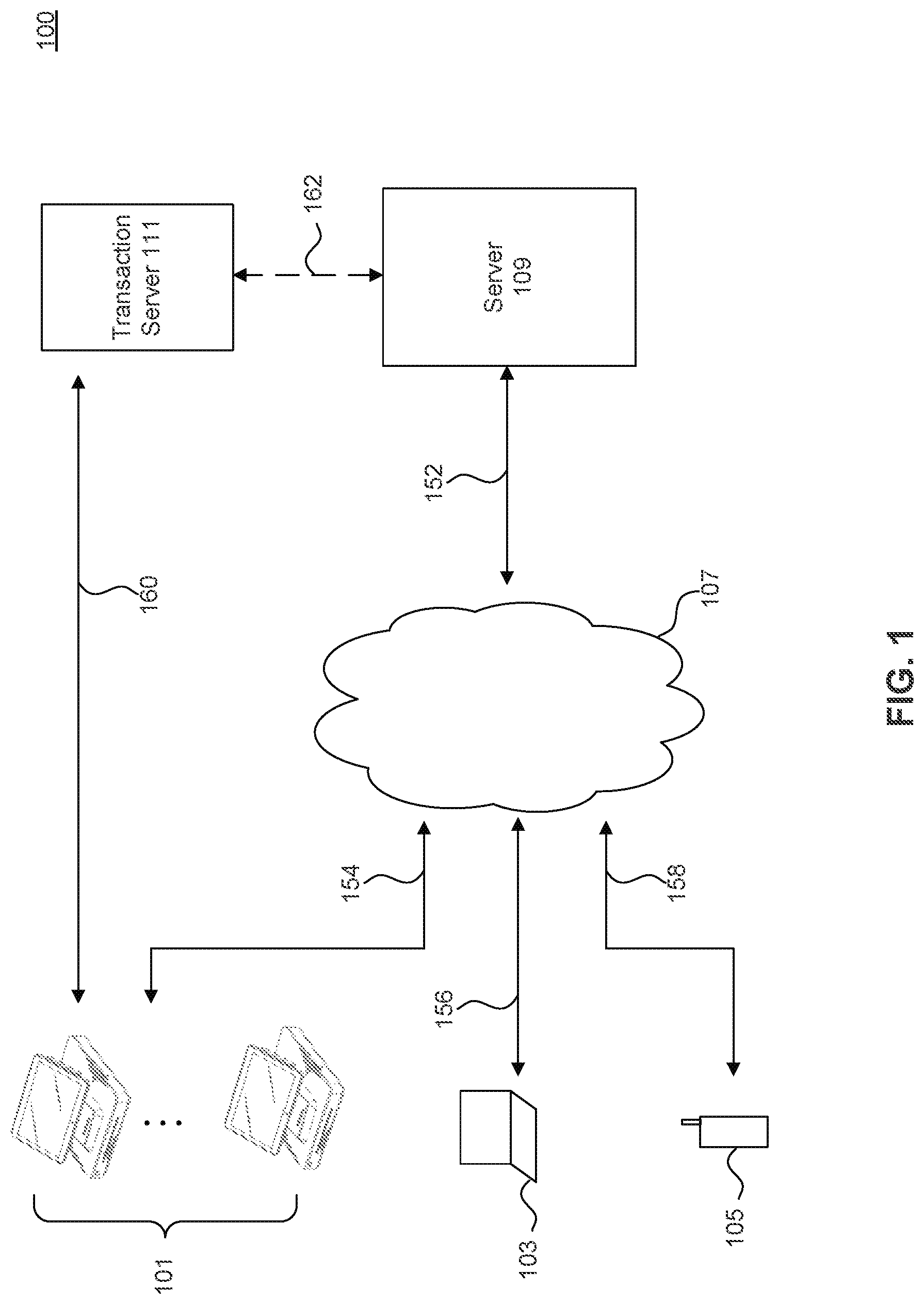 Patent US12620006 — Multi-mode point-of-sale device — Figure 1
