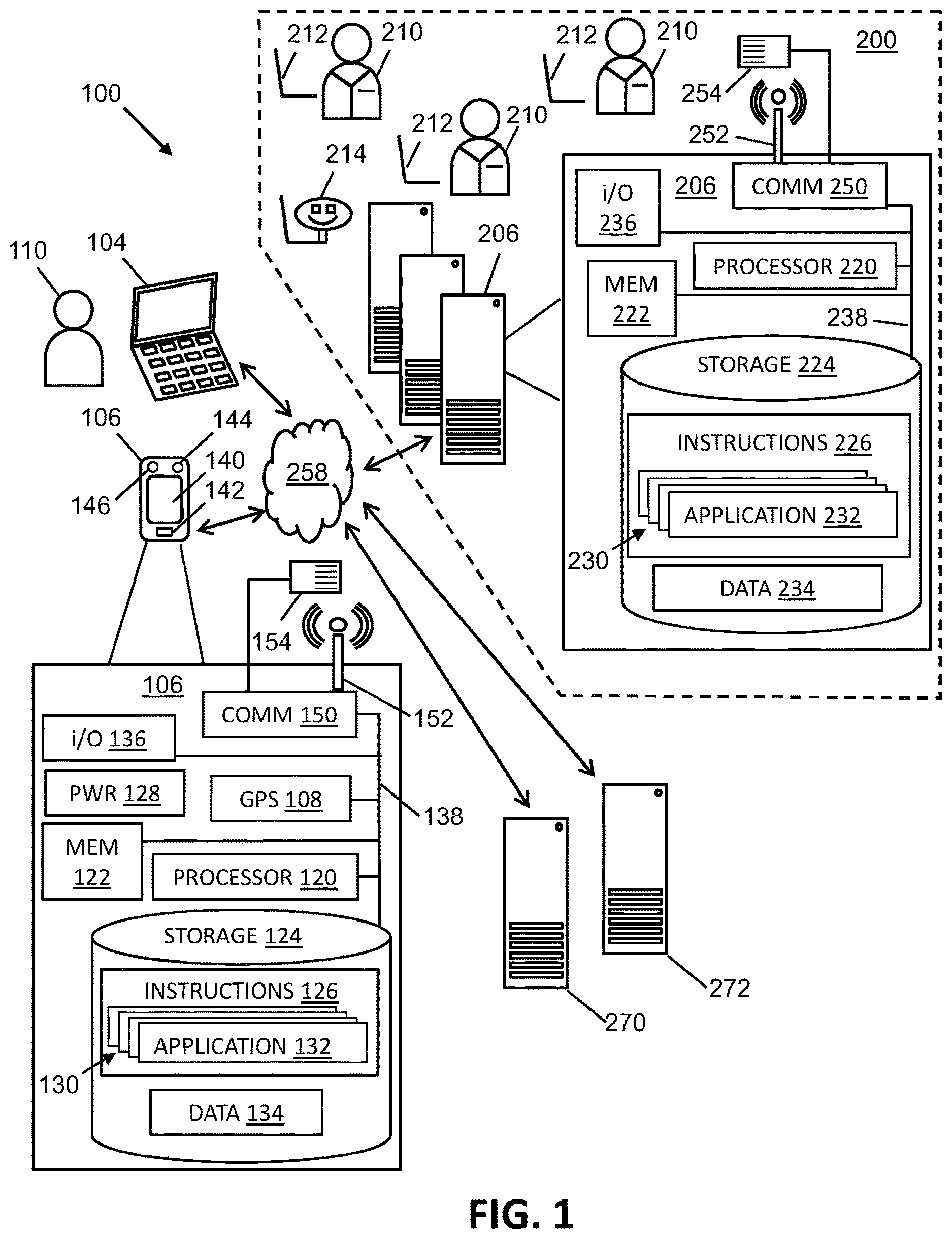 Patent US12620020 — Applying provisional resource utilization thresholds — Figure 1